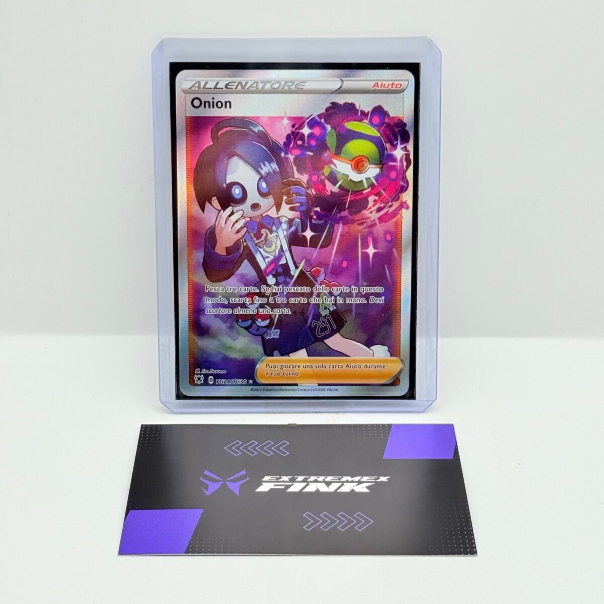 CARTA POKEMON ONION TG24/TG30 - ITA - 2022 - LUCENTEZZA SIDERALE - NEAR MINT