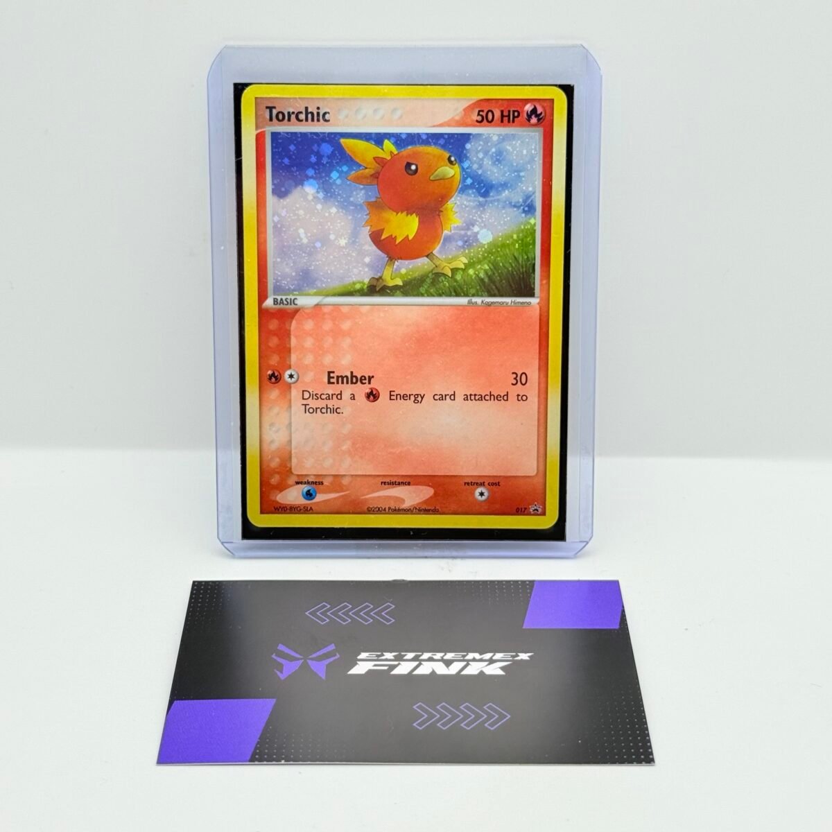 CARTA POKEMON CARD TORCHIC HOLO 017 PROMO - ENG - 2004 - EX / NEAR MINT