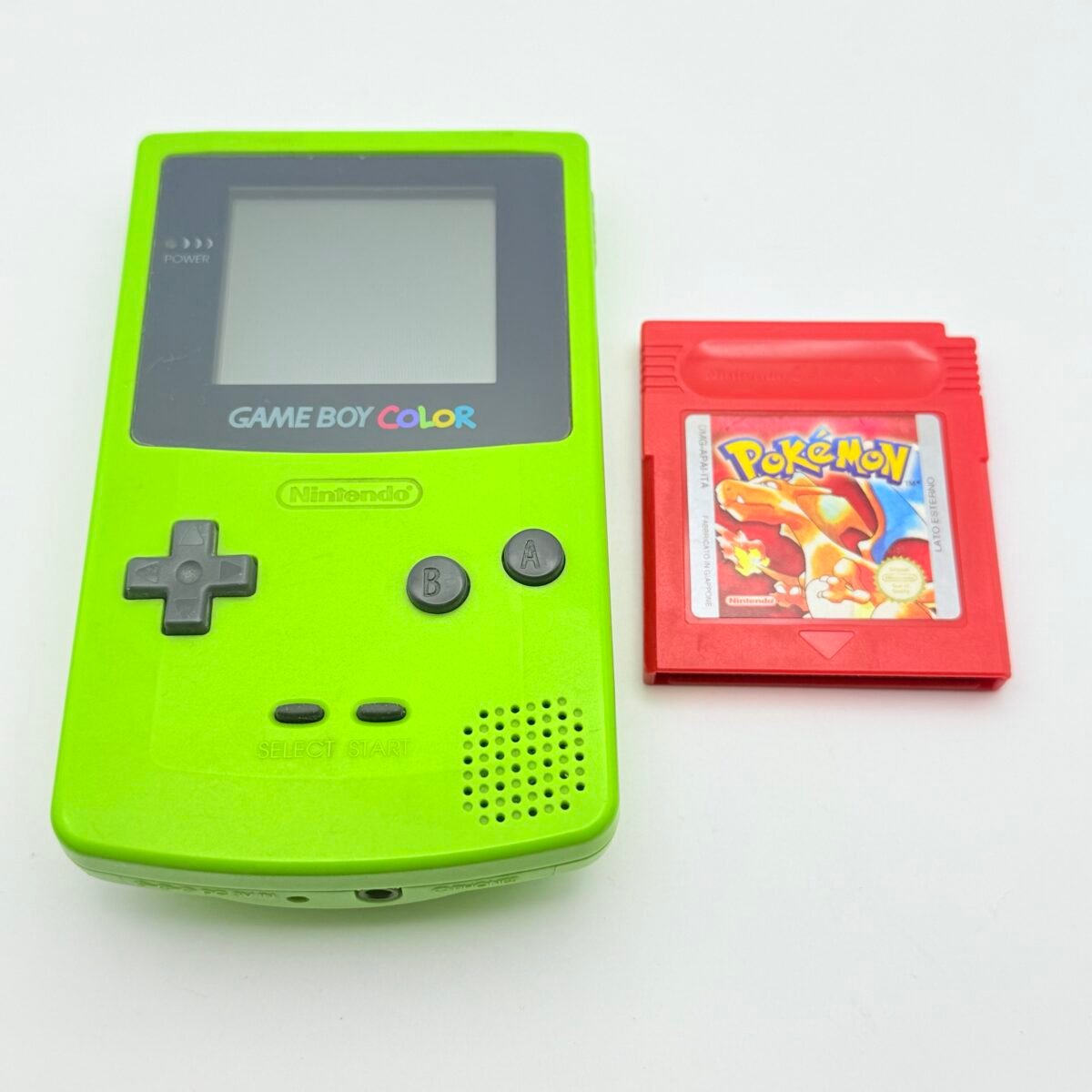 NINTENDO GAME BOY COLOR + POKÉMON ROSSO ORIGINALE ITA - SALVATAGGI FUNZIONANTI