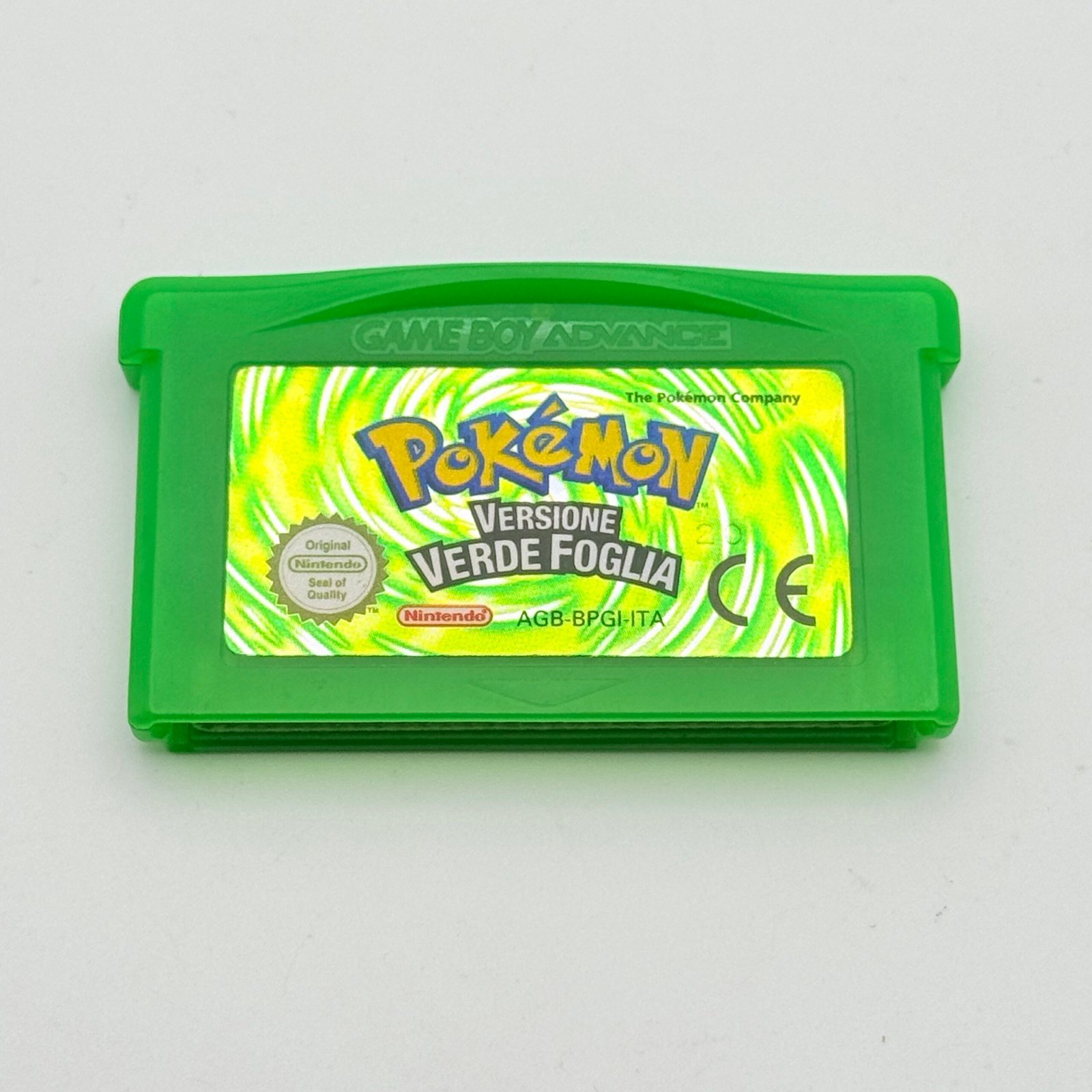 POKEMON VERDE FOGLIA GAME BOY ORIGINALE ITA - 100% FUNZIONANTE - ADESIVO PERFETTO