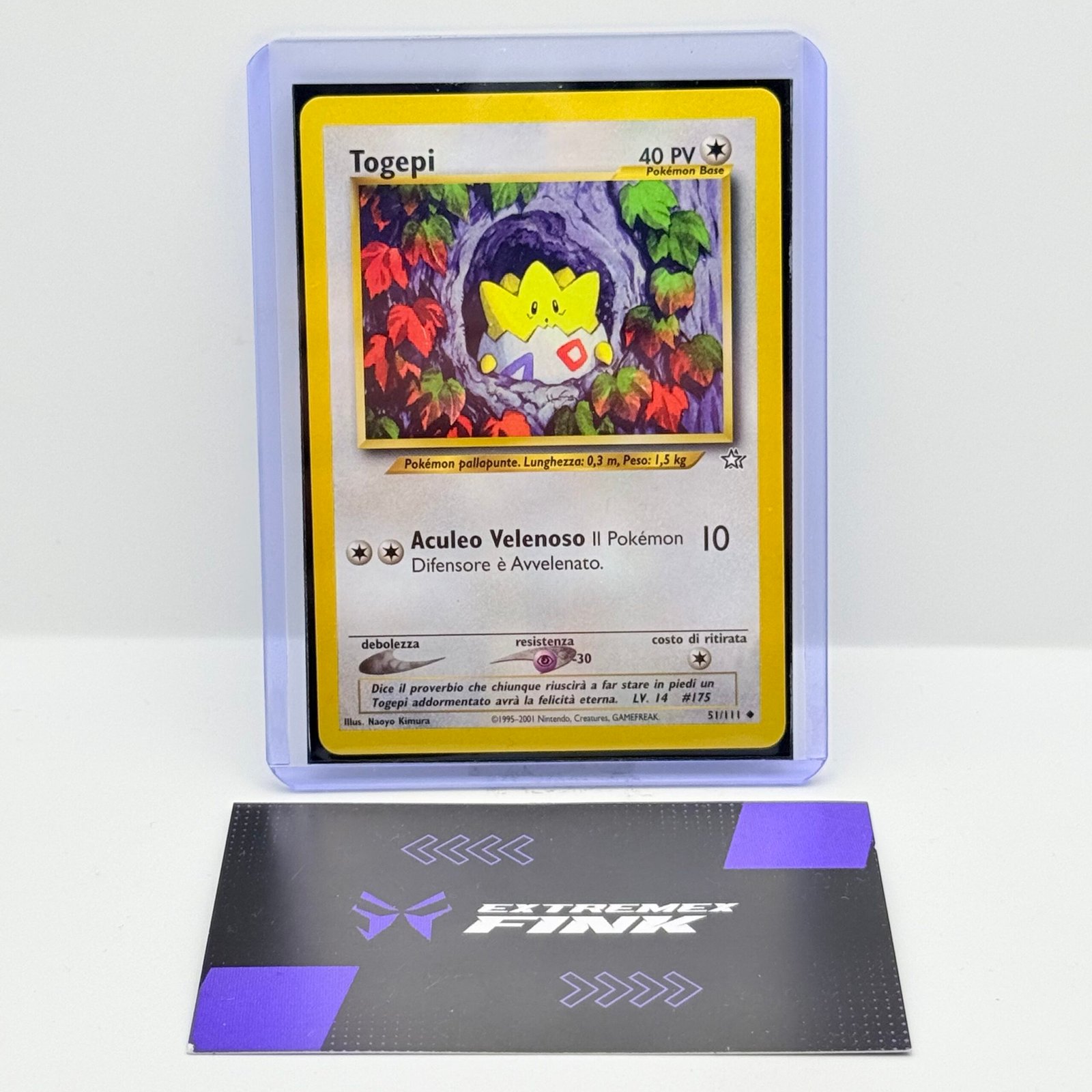 CARTA POKEMON TOGEPI 51/111- ITA - 2001 - NEO GENESIS - NEAR MINT