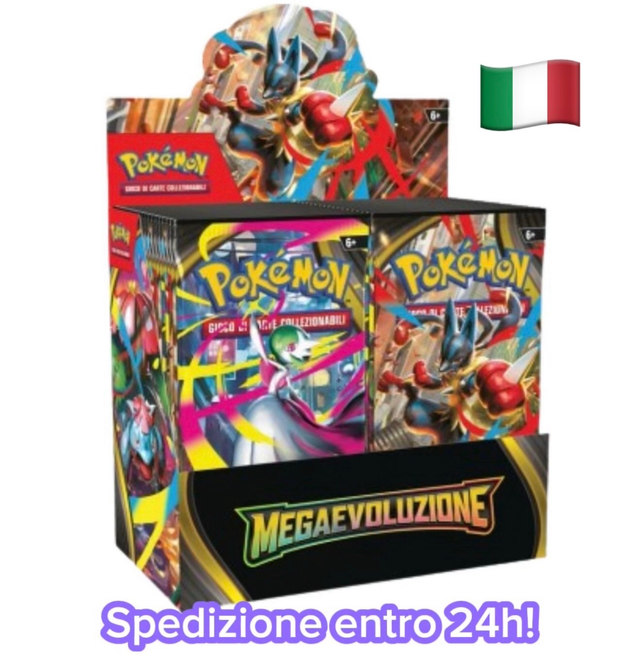🇮🇹 POKEMON DISPLAY BOX 36 MEGAEVOLUZIONE ITA - SEALED - NUOVO