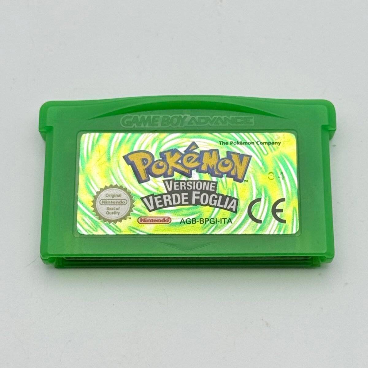 POKEMON VERDE FOGLIA GAME BOY ORIGINALE ITA - 100% FUNZIONANTE - ADESIVO PERFETTO