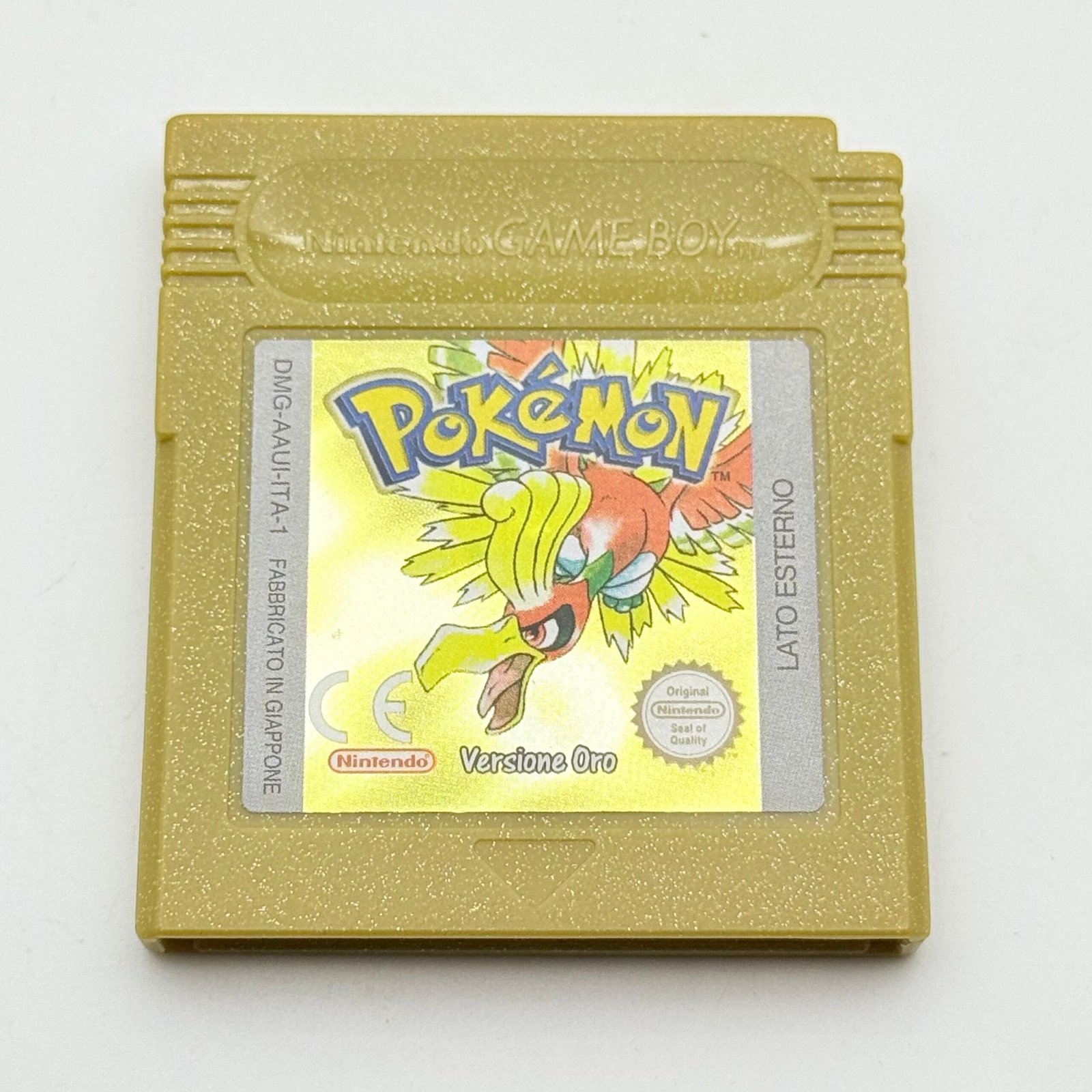 POKÉMON ORO GAME BOY - ORIGINALE ITA - BATTERIA NUOVA - ADESIVO PERFETTO