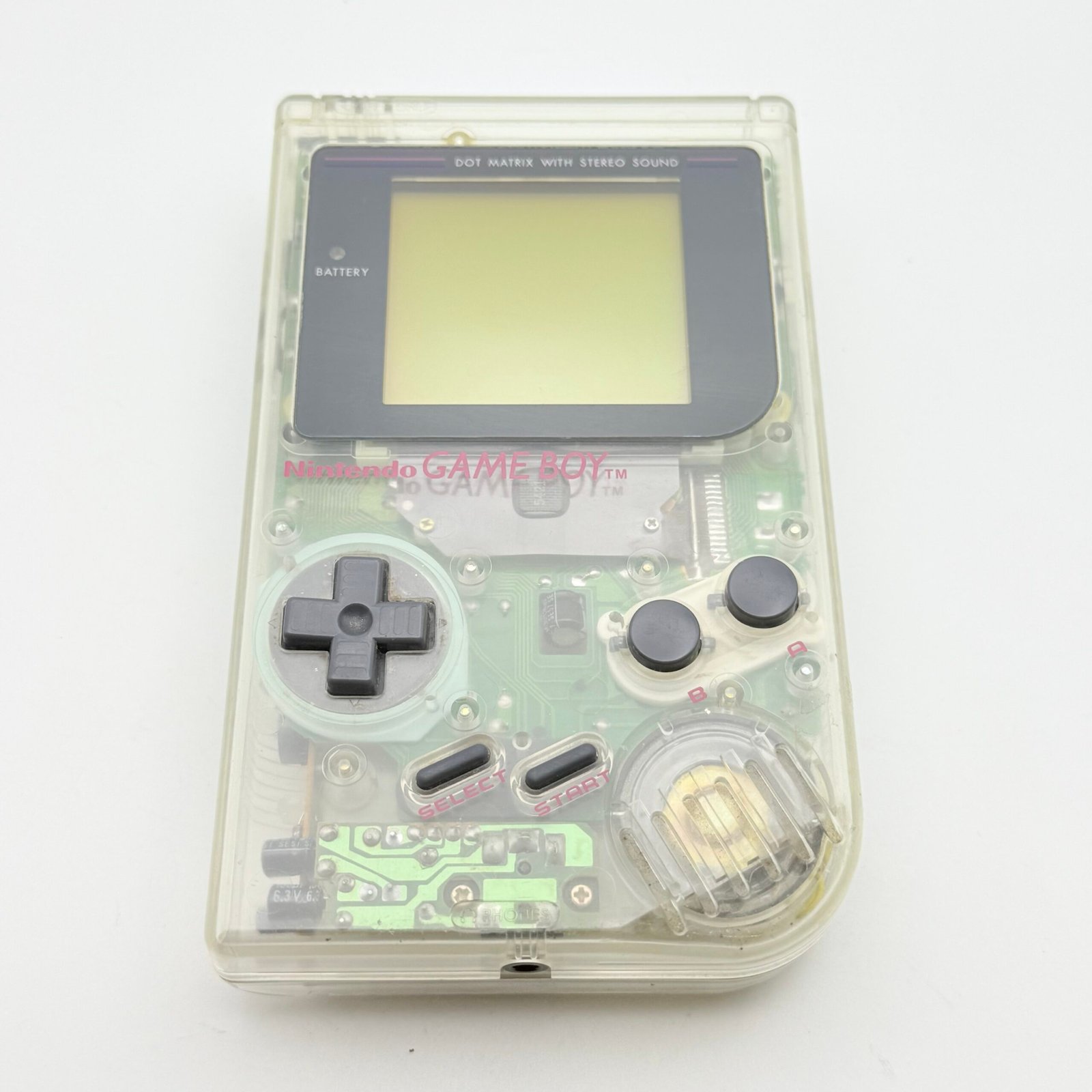 NINTENDO GAME BOY CLASSIC DMG-01 TRASPARENTE - 100% ORIGINALE - OTTIMO STATO