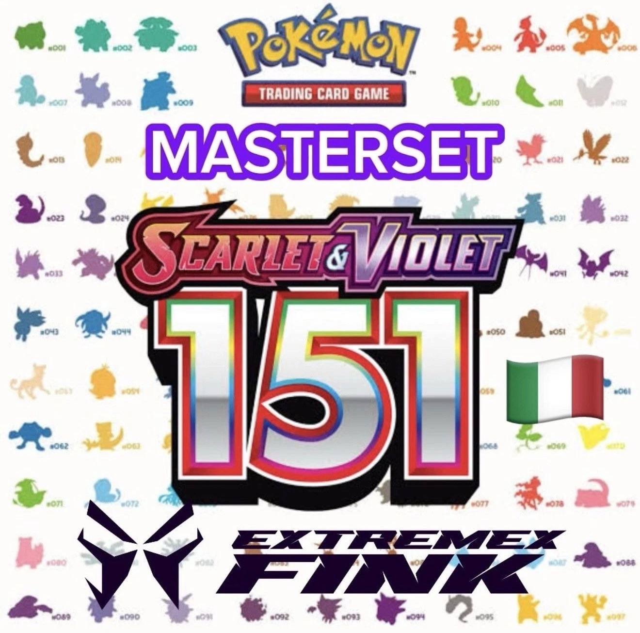 CARTE POKEMON MASTERSET MEW 151 ITALIANO - 100% COMPLETO - SENZA PROMO