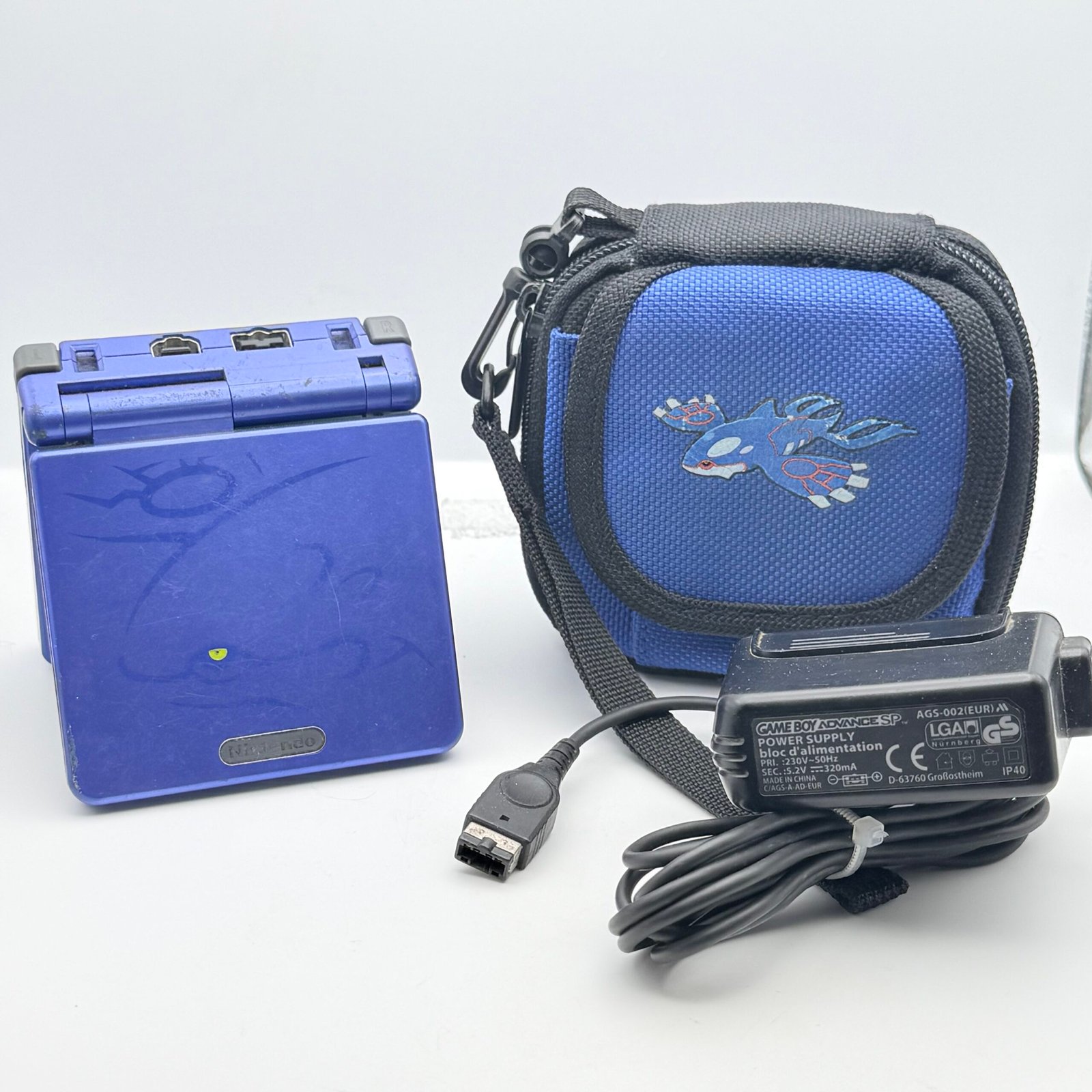 NINTENDO GAME BOY ADVANCE SP LIMITED POKÉMON KYOGRE 100% ORIGINALE !OTTIMO STATO