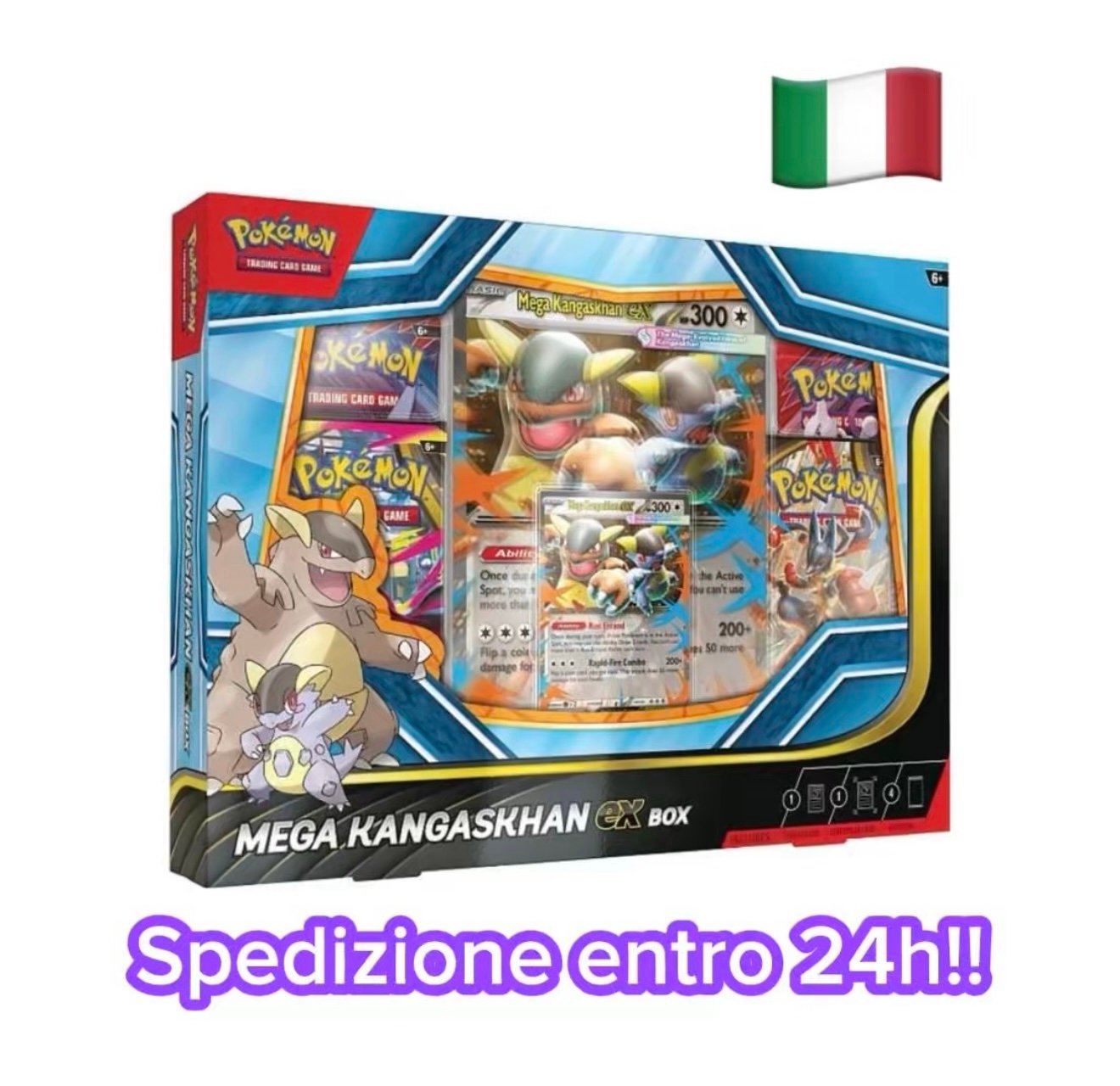 🇮🇹 POKEMON COLLEZIONE MEGA KANGASKHAN EX - ITA - NUOVO