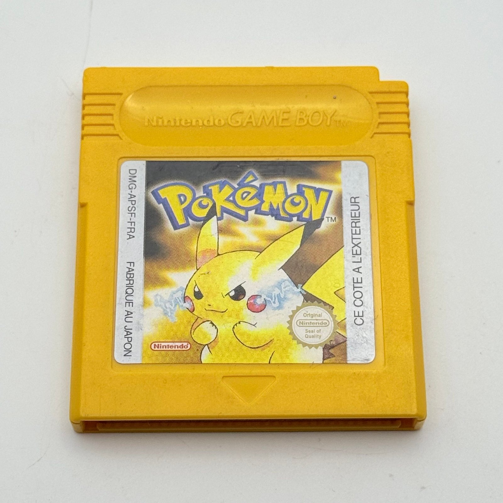 🇫🇷 POKEMON JAUNE - GAME BOY - ORIGINAL PAL FRA - FRANÇAIS -ORIGINAL BATTERY OK