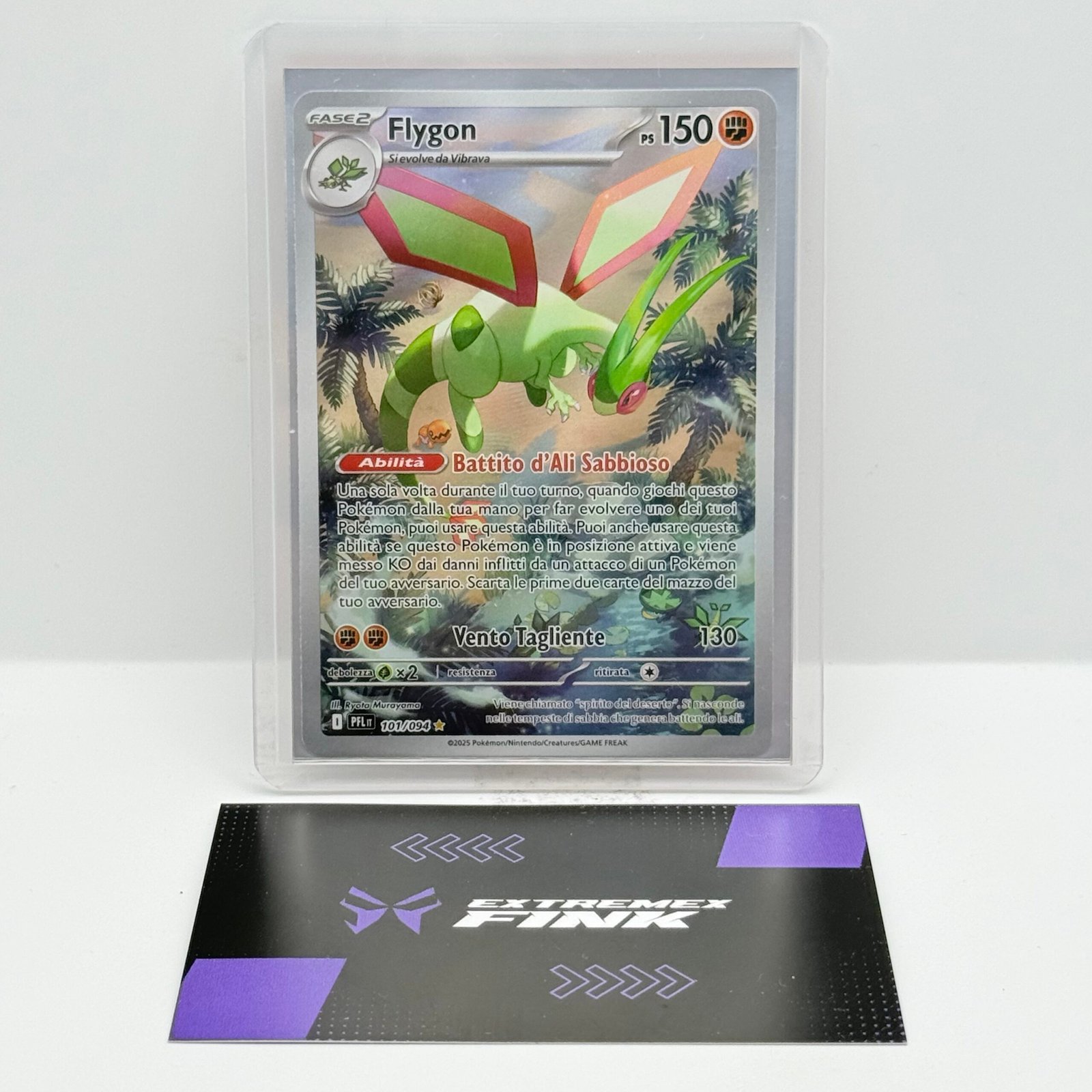 CARTA POKEMON FLYGON 101/094- ITA - FIAMME SPETTRALI - NEAR MINT