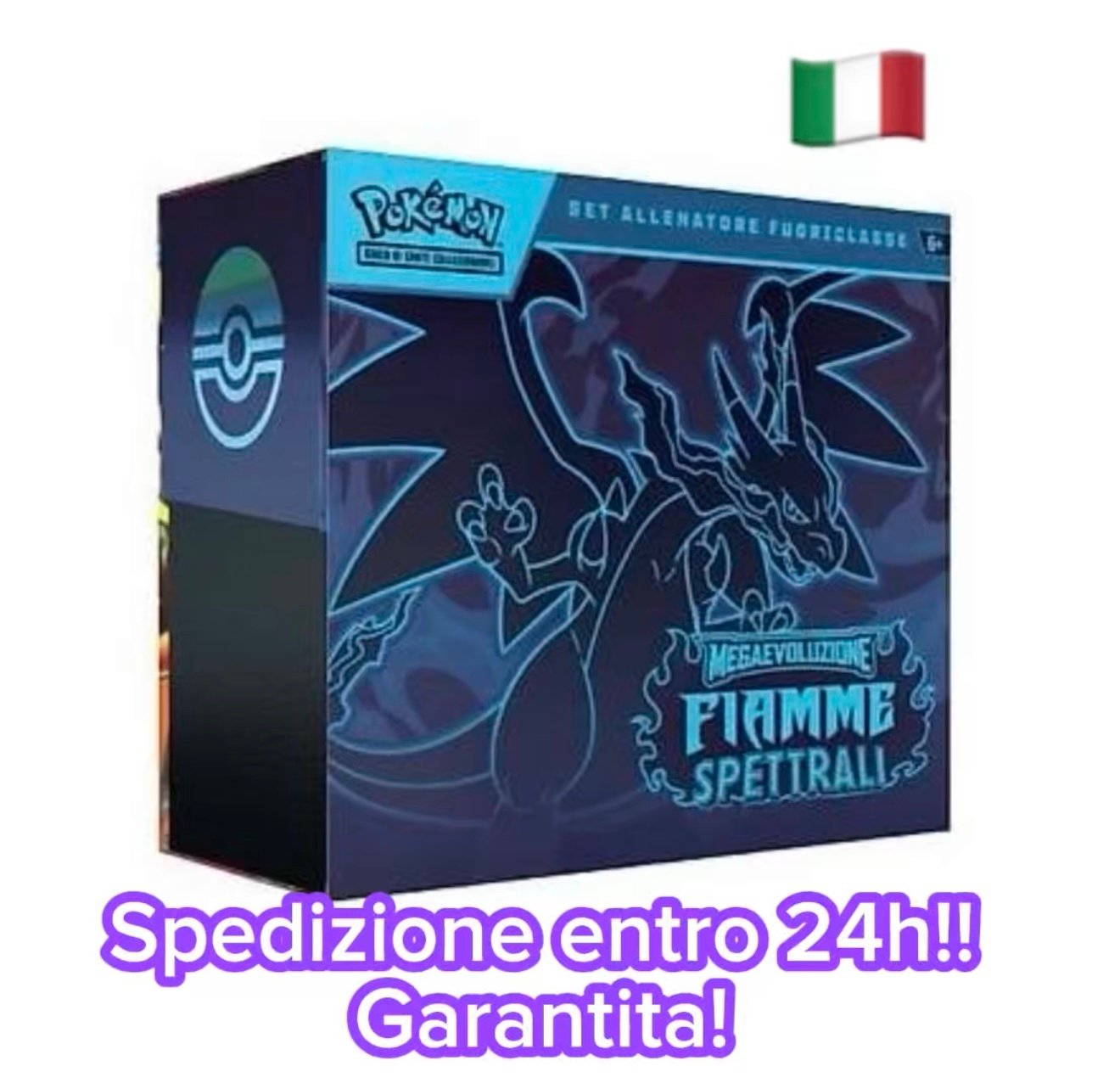 🇮🇹 POKEMON - ETB SET ALLENATORE FUORICLASSE - FIAMME SPETTRALI - ITA - SEALED