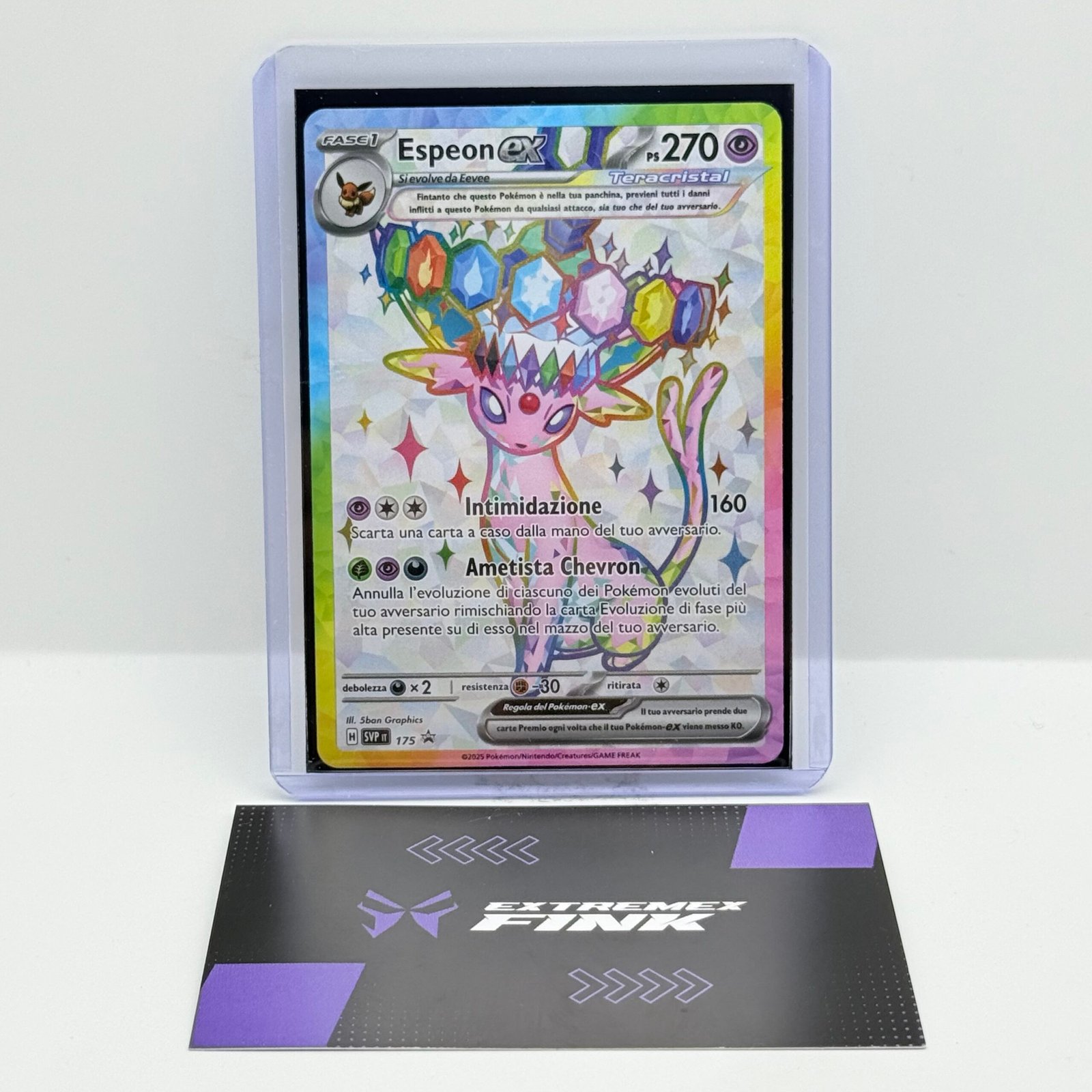 CARTA POKEMON ESPEON EX PROMO 175 - ITA - EVOLUZIONI PRISMATICHE - NEAR MINT