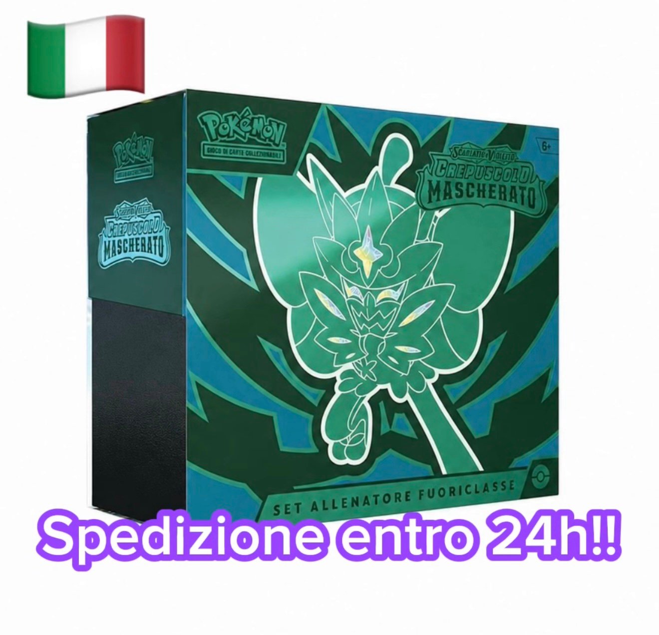 🇮🇹 POKEMON - ETB SET ALLENATORE FUORICLASSE - CREPUSCOLO MASCHERATO - ITA - SEALED