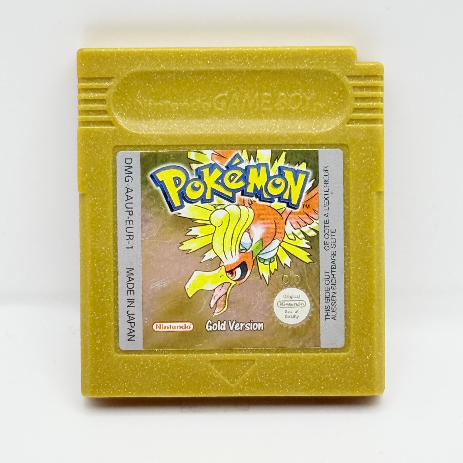 POKEMON GOLD GAME BOY - 100% ORIGINAL - PAL EUR - NEW BATTERY - ENGLISCH -