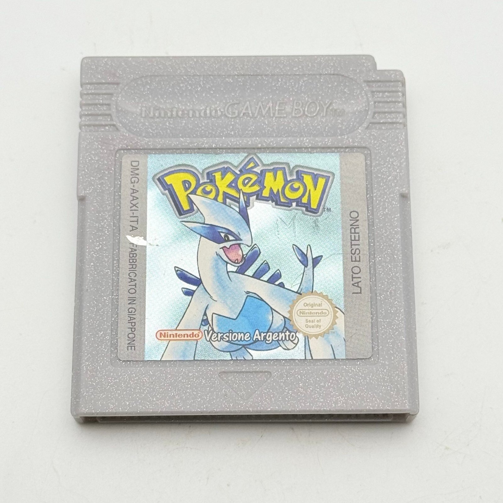 POKEMON ARGENTO GAME BOY - ORIGINALE ITA - BATTERIA NUOVA - ADESIVO BUONO