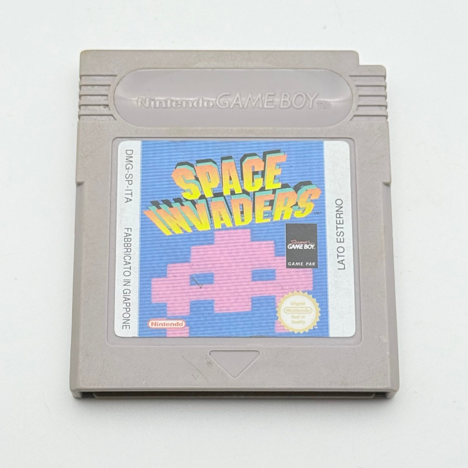 SPACE INVADERS NINTENDO GAME BOY - 100% ORIGINALE PAL EUR - ADESIVO PERFETTO