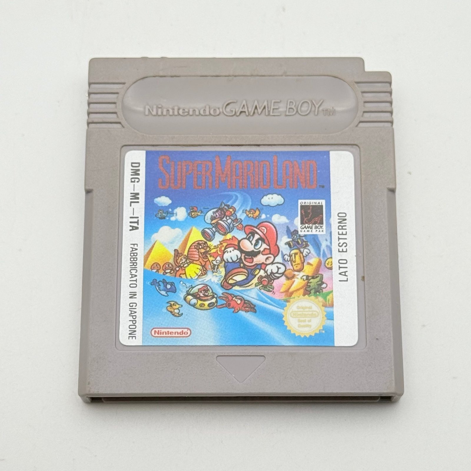 SUPER MARIO LAND - NINTENDO GAME BOY - 100% ORIGINALE PAL EUR - ADESIVO PERFETTO