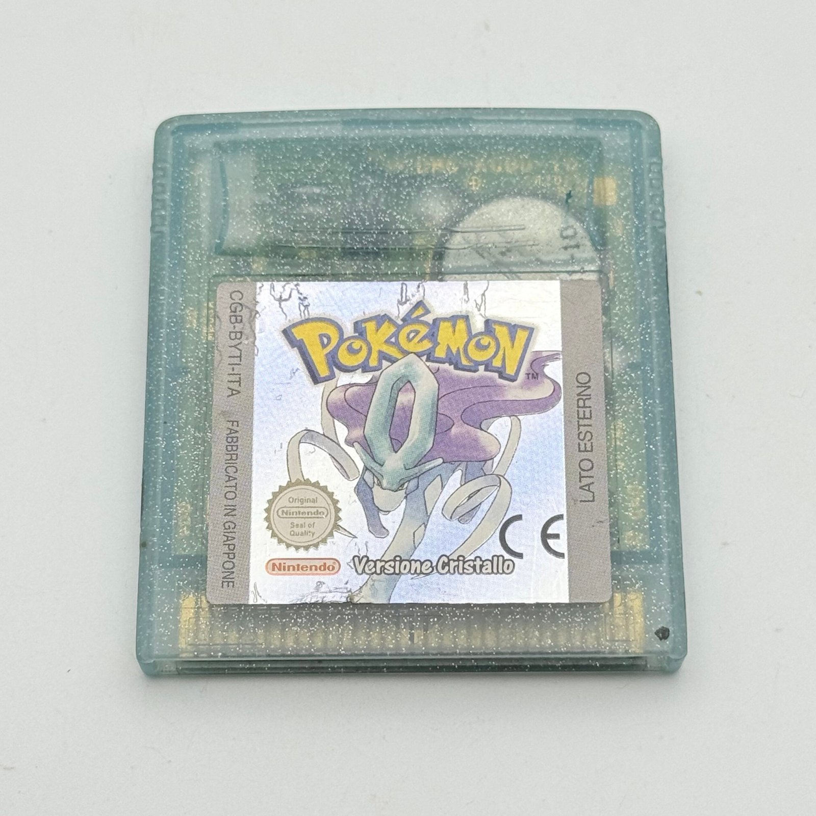 POKÉMON CRISTALLO 100% ORIGINALE - ITA - BATTERIA NUOVA - ADESIVO BUONO