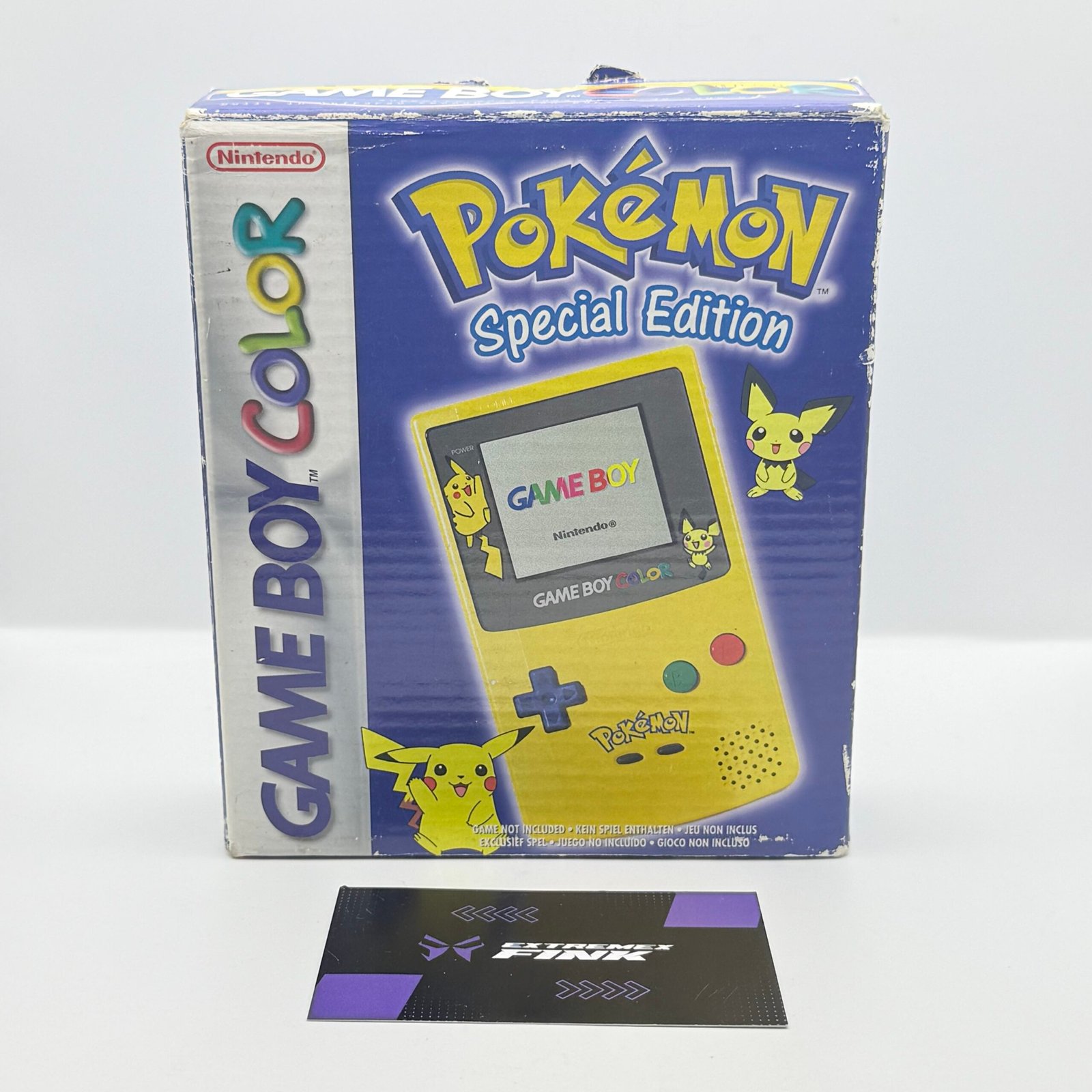 NINTENDO GAME BOY COLOR LIMITED POKÉMON PIKACHU EDITION -100% ORIGINALE - BOXATO