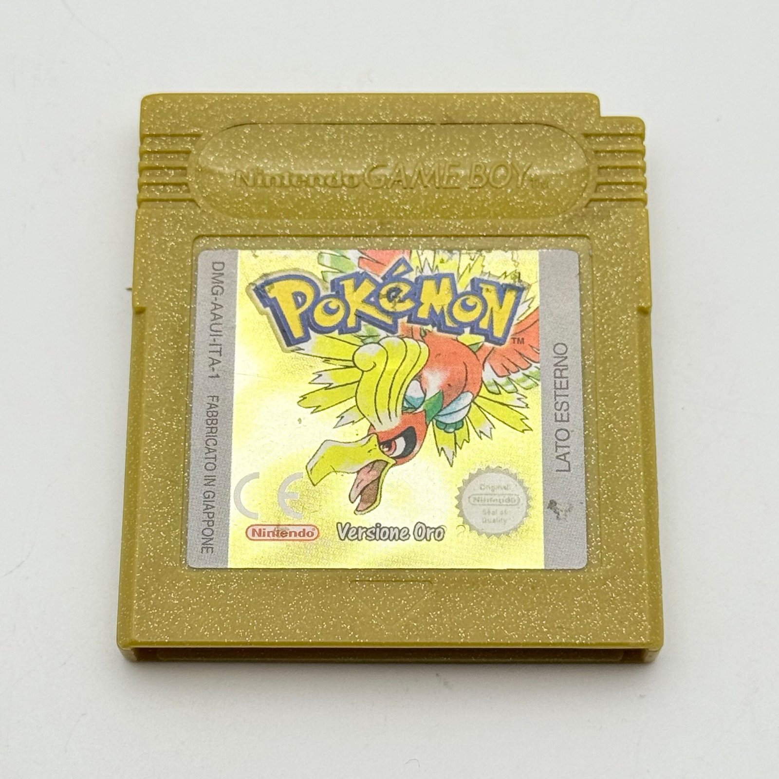 POKÉMON ORO GAME BOY - ORIGINALE ITA - BATTERIA NUOVA - ADESIVO BUONO
