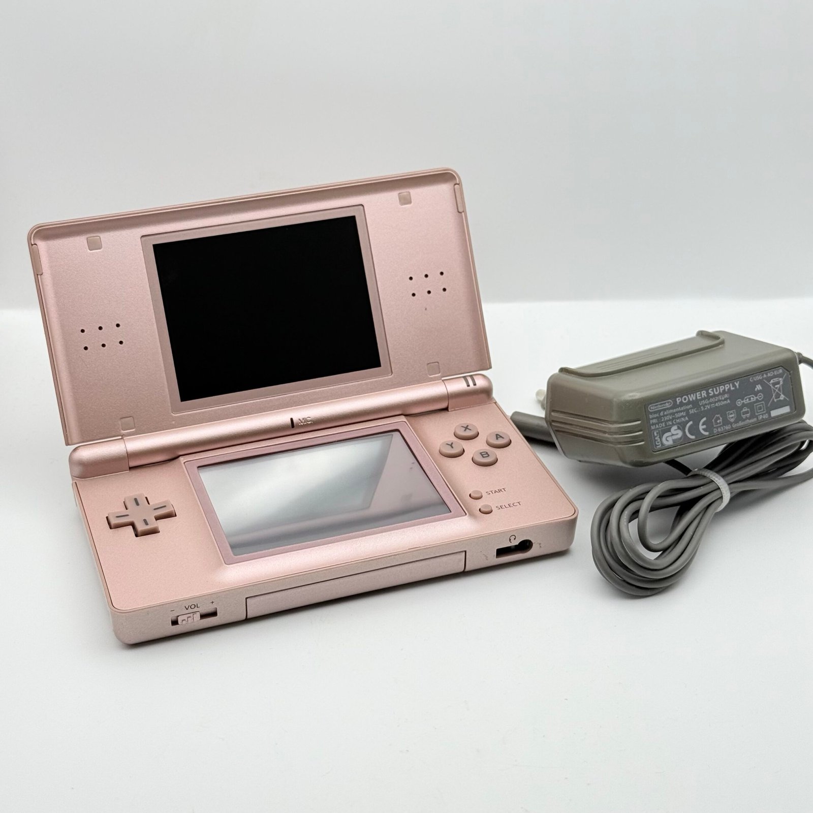 NINTENDO DS LITE ROSA - RICONDIZIONATO - SCOCCA NUOVA + CARICATORE ORIGINALE