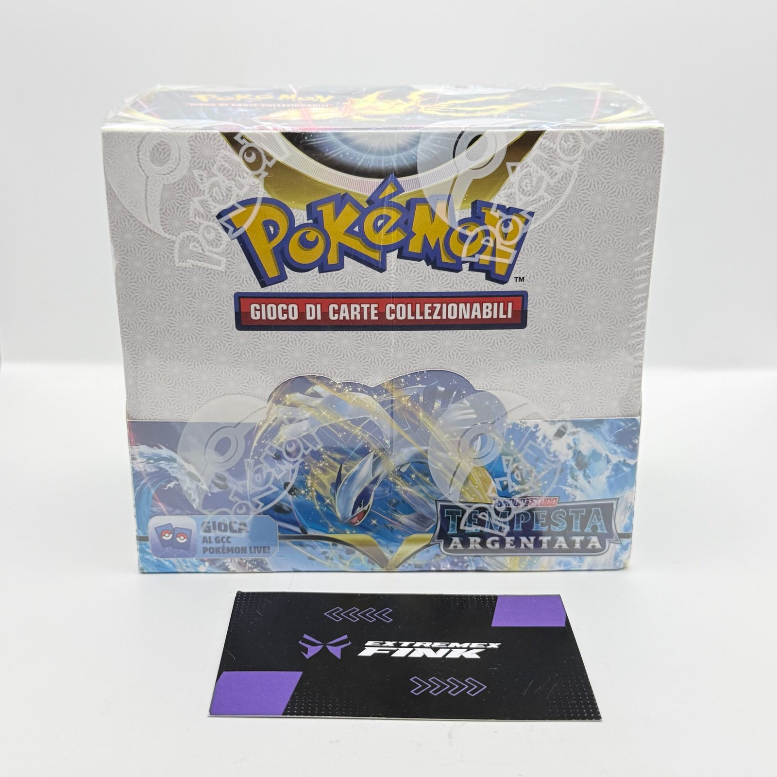 🇮🇹 CARTE POKÉMON DISPLAY BOX TEMPESTA ARGENTATA - ITA - CON PICCOLO TAGLIO