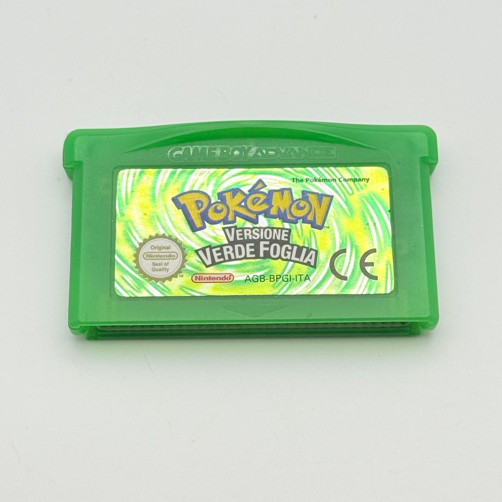 POKEMON VERDE FOGLIA GAME BOY ORIGINALE ITA - 100%FUNZIONANTE - ADESIVO PERFETTO