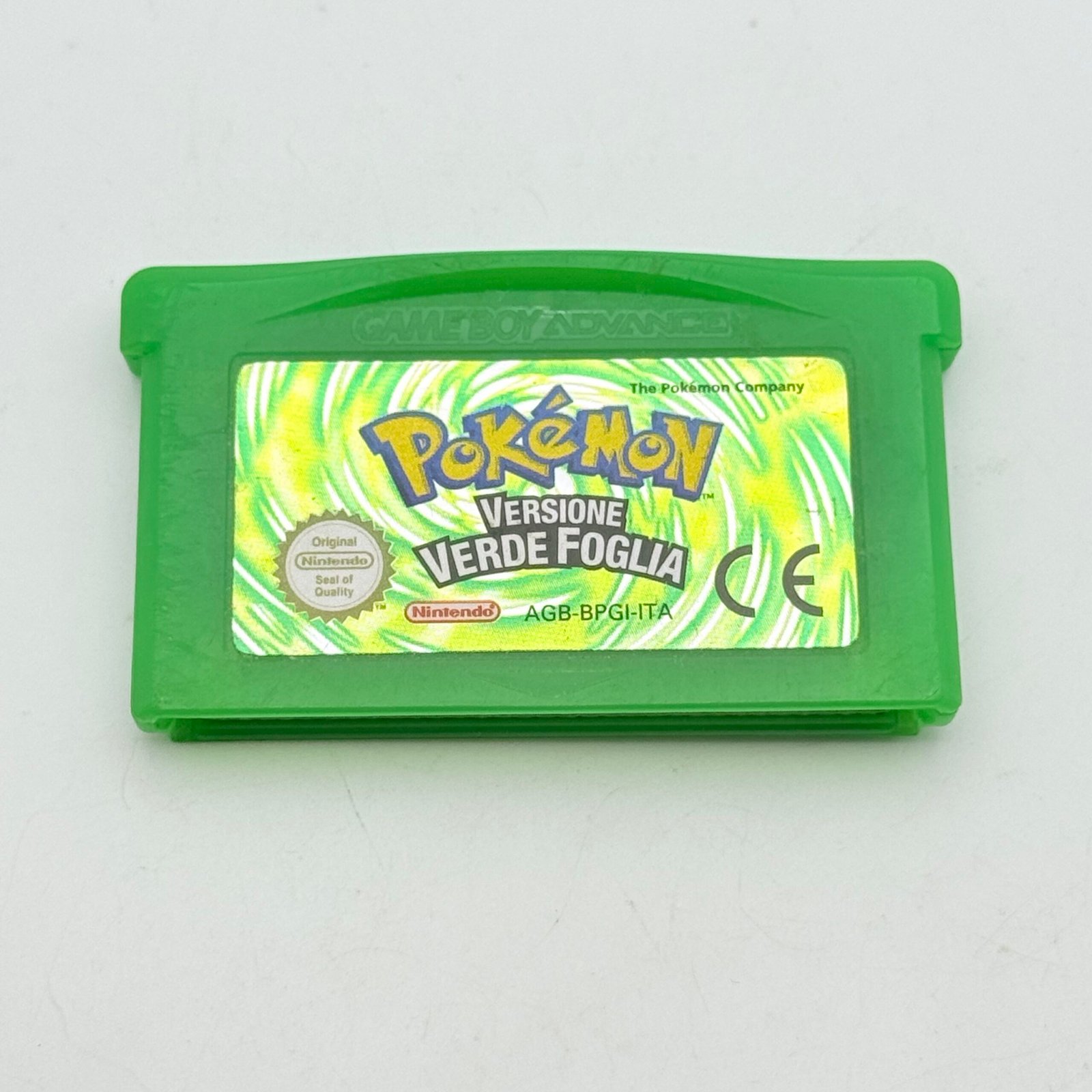 POKEMON VERDE FOGLIA GAME BOY ORIGINALE ITA - 100%FUNZIONANTE - ADESIVO OTTIMO +