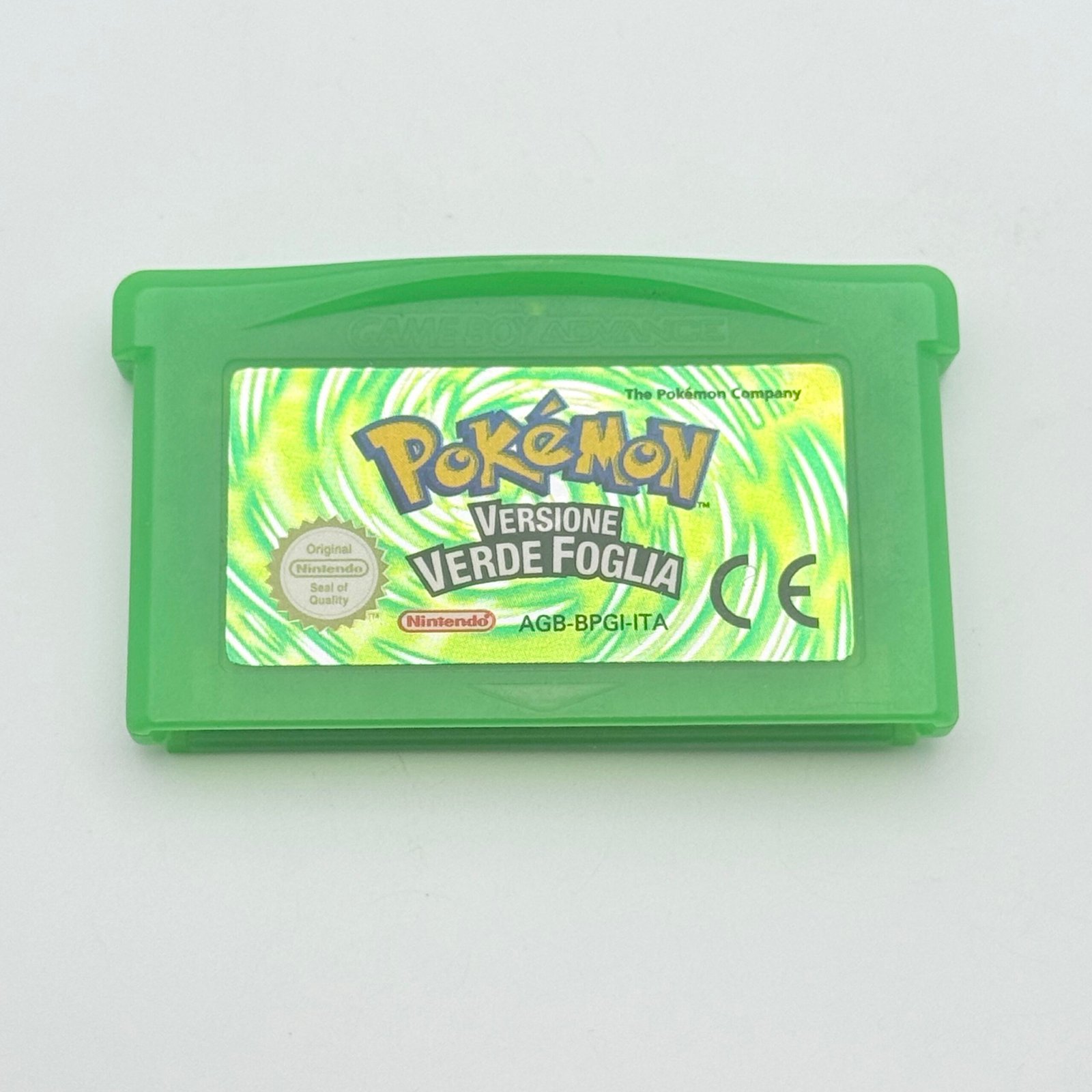 POKEMON VERDE FOGLIA GAME BOY ORIGINALE ITA - 100%FUNZIONANTE - ADESIVO OTTIMO