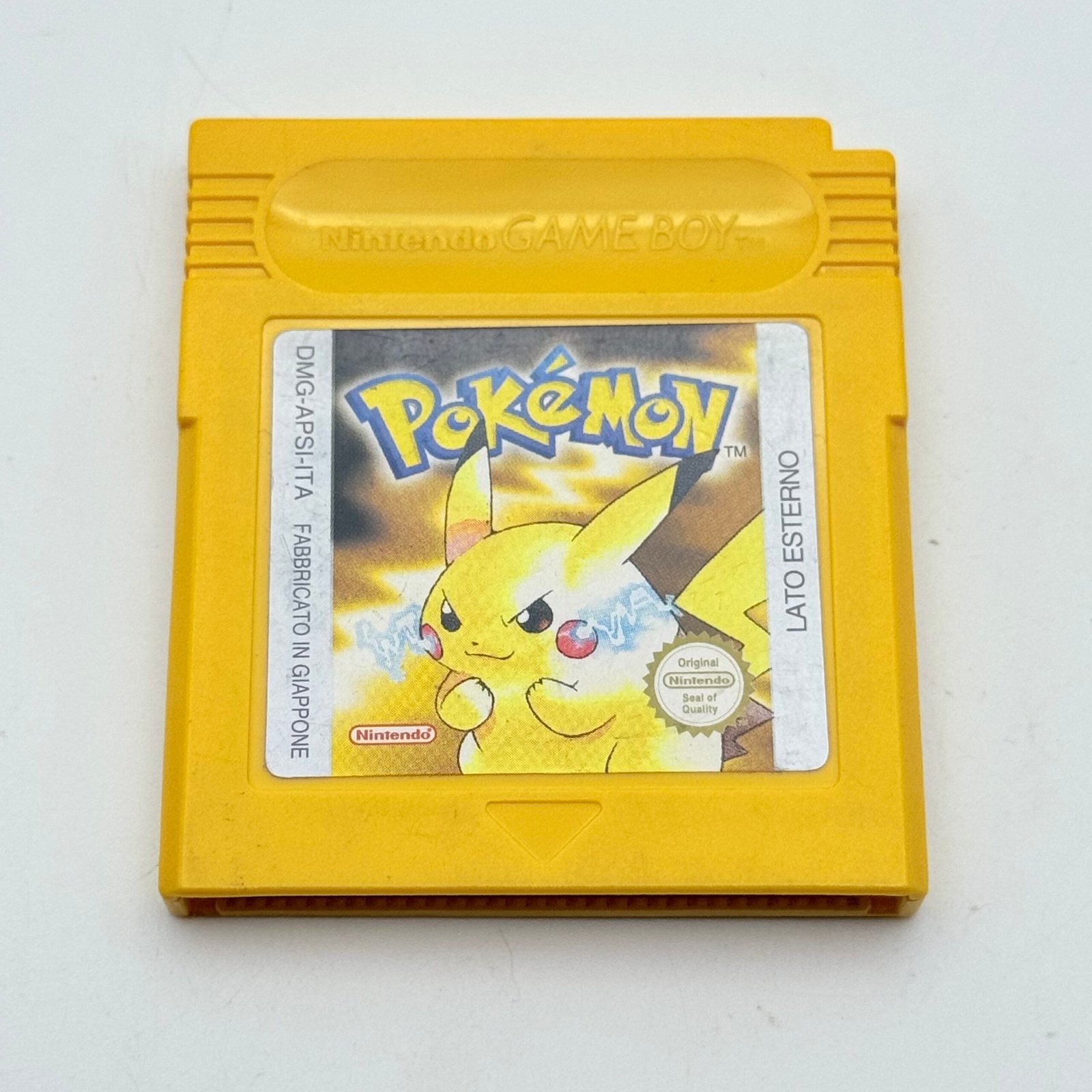 POKÉMON GIALLO GAME BOY - ORIGINALE ITALIANO - BATTERIA NUOVA - ADESIVO OTTIMO