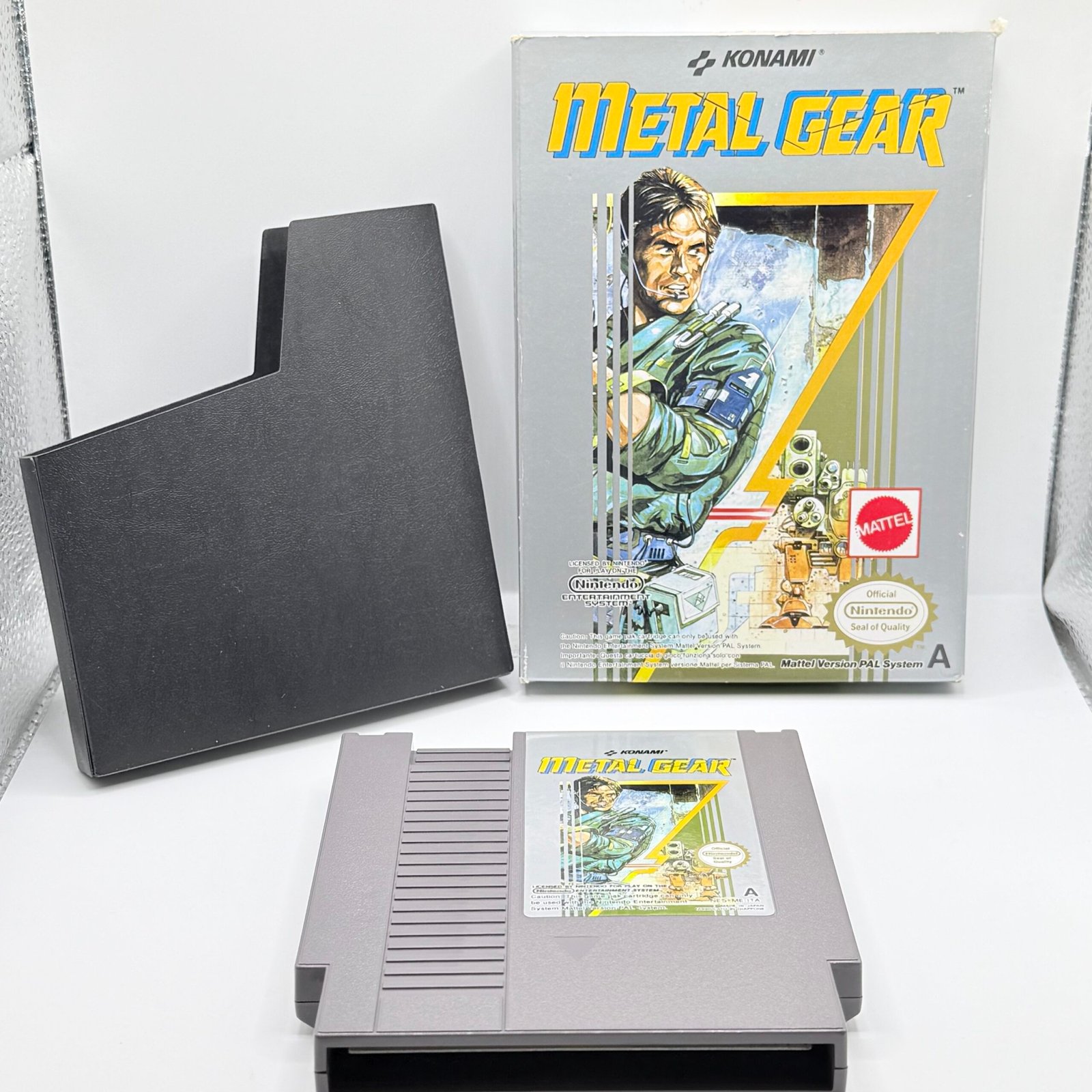 METAL GEAR - NES - PAL ITA - CON SCATOLA - ORIGINALE - TESTATO - SENZA LIBRETTO