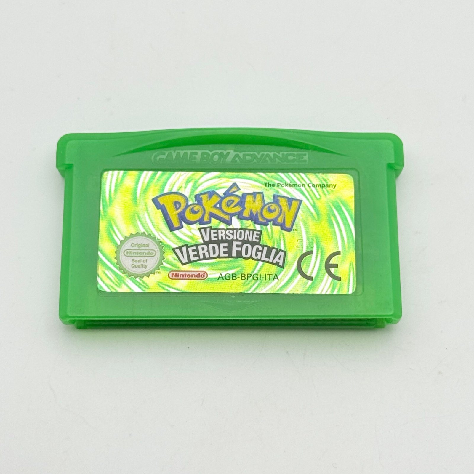 POKEMON VERDE FOGLIA GAME BOY ORIGINALE ITA - 100%FUNZIONANTE - ADESIVO OTTIMO