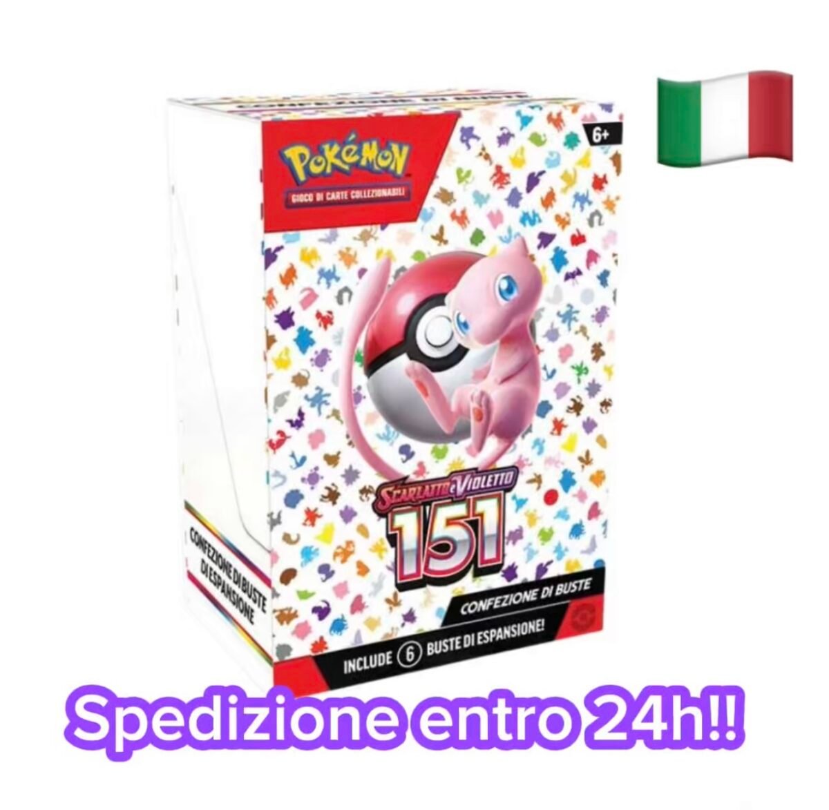 🇮🇹 POKEMON BOOSTER BUNDLE - MEW 151 - ITA - SEALED