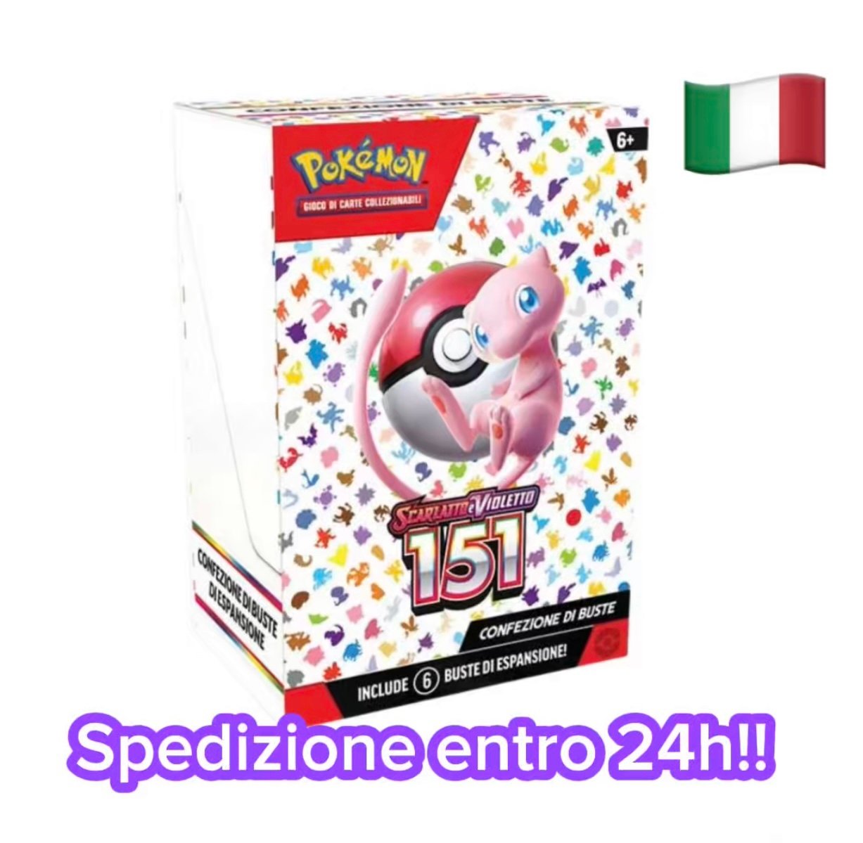 🇮🇹 POKEMON BOOSTER BUNDLE - MEW 151 - ITA - SEALED