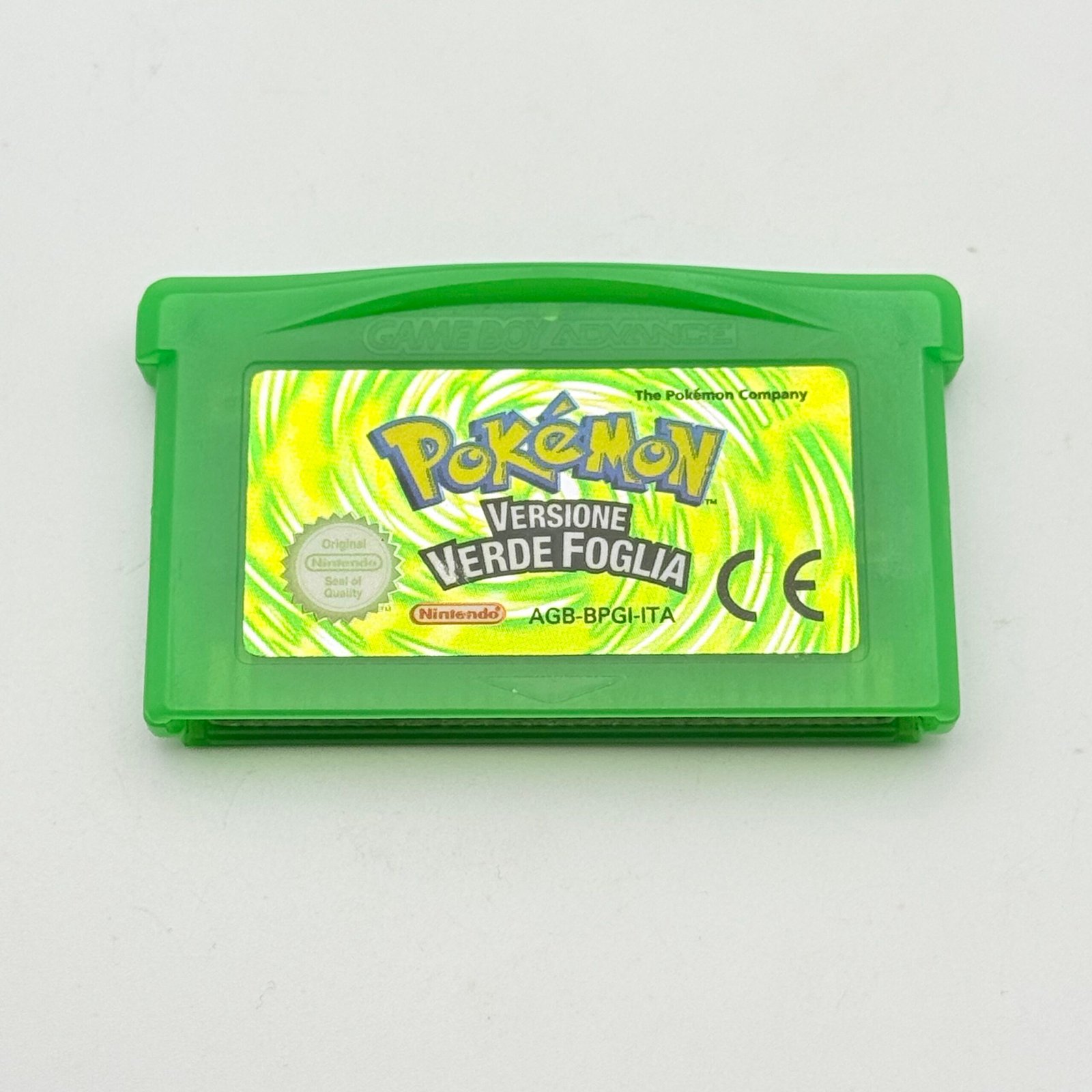 POKEMON VERDE FOGLIA GAME BOY ORIGINALE ITA - 100%FUNZIONANTE - ADESIVO OTTIMO
