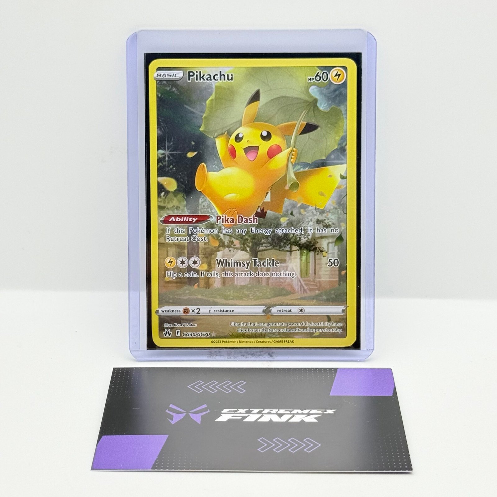CARTA POKEMON CARD PIKACHU GG30/GG70 - ENG - CROWN ZENIT - EXCELLENT