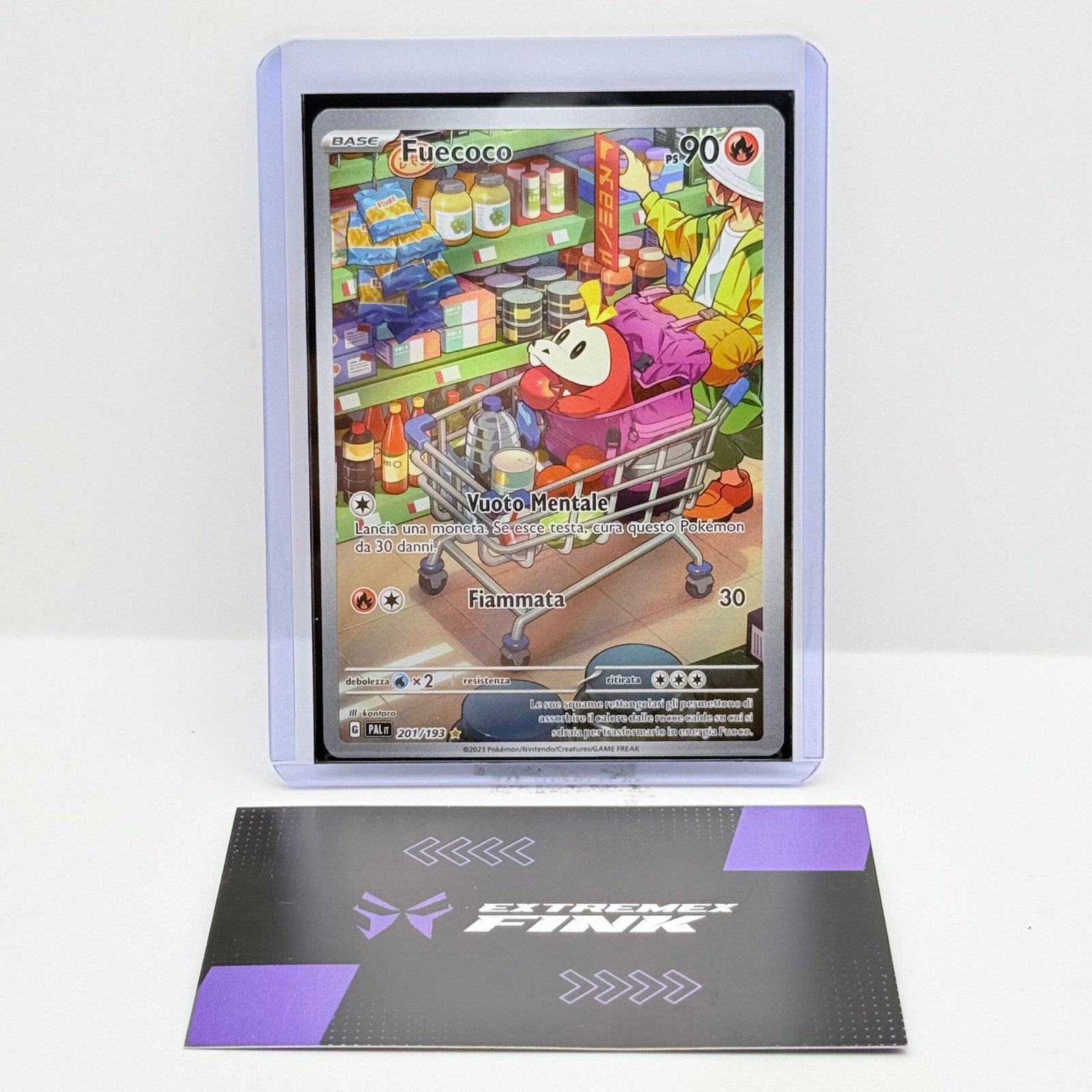 CARTA POKEMON CARD FUECOCO 201/193 - ITA - EVOLUZIONI A PALDEA - NEAR MINT