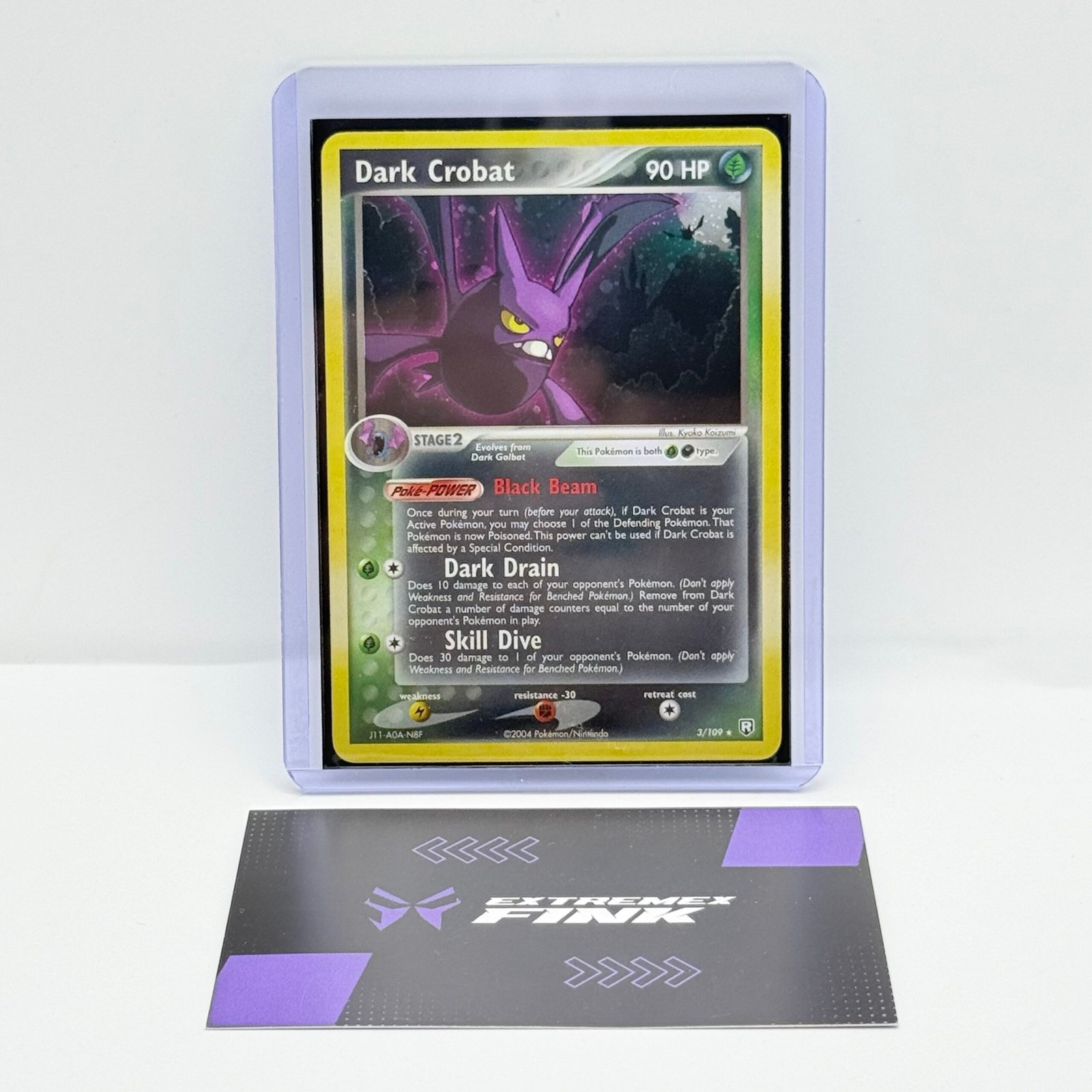 CARTA POKEMON DARK CROBAT HOLO 3/109 - ENG - TEAM ROCKET RETURNS - EX/NM