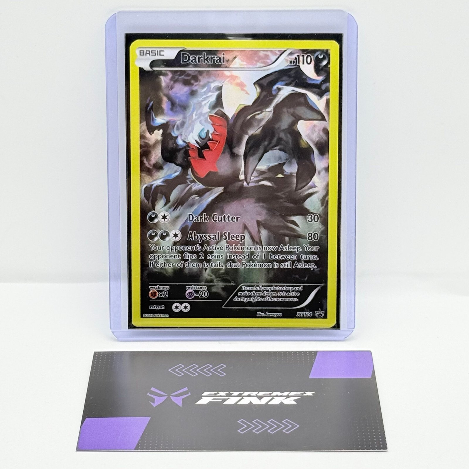 CARTA POKEMON DARKRAI BLACK STAR PROMO XY114 - ENG - 2016 - EXCELLENT