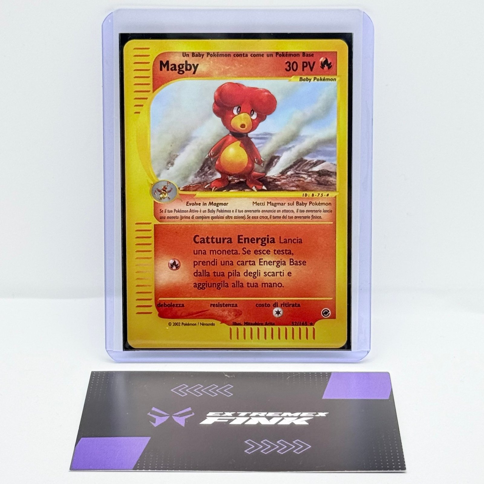 CARTA POKÉMON MAGBY REVERSE 52/165 - 2002 - EXPEDITION - ITA - NEAR MINT
