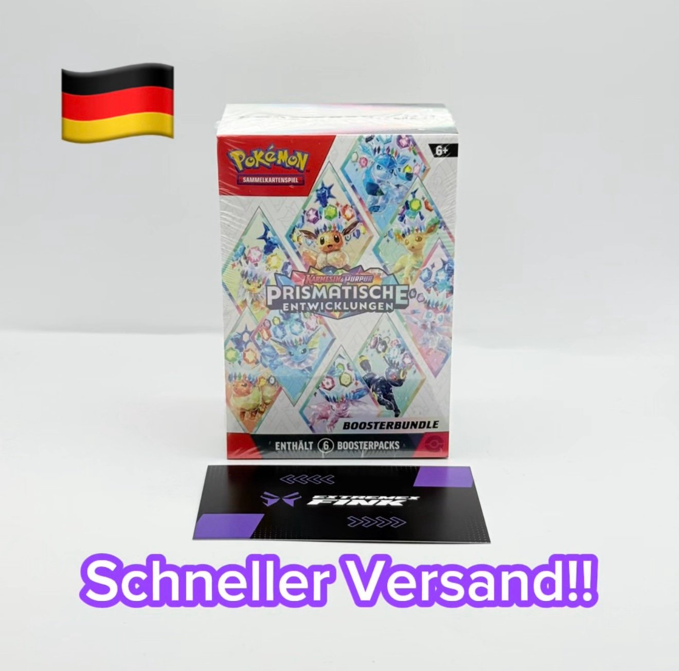 🇩🇪 POKÉMON PRISMATISCHE ENTWICKLUNGEN BOOSTER BUNDLE - DEUTSCH - VERSIEGELT