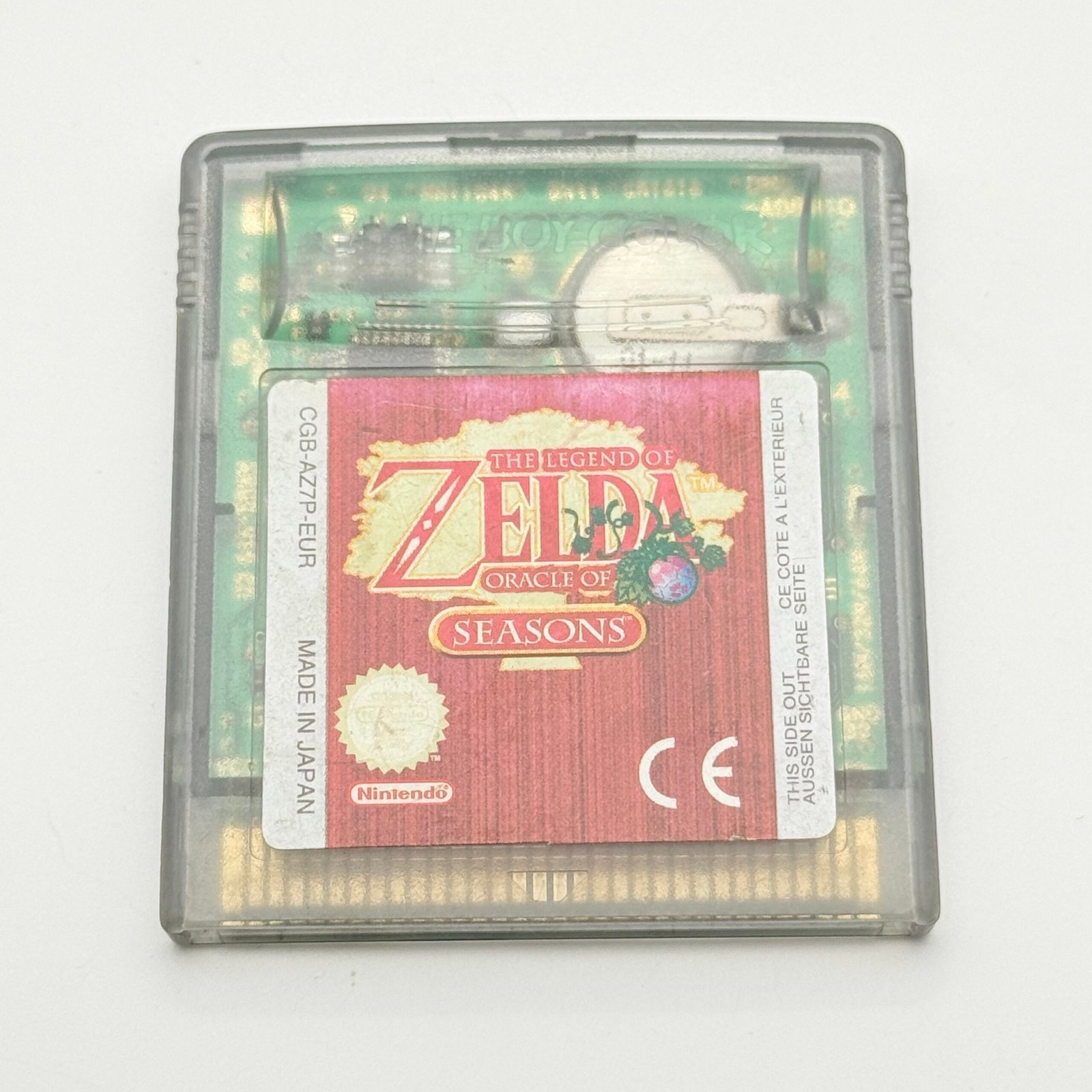 THE LEGEND OF ZELDA ORACLE OF SEASONS - GAME BOY - ORIGINALE PAL - BATTERIA NUOVA