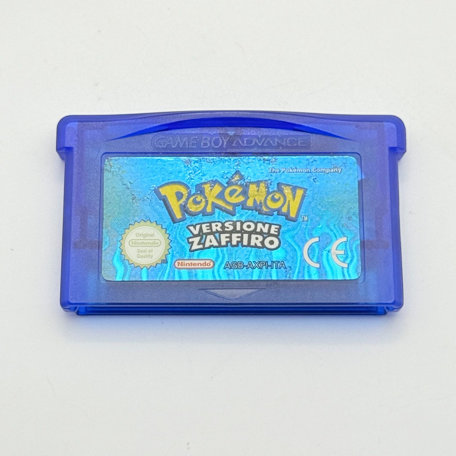 POKÉMON ZAFFIRO GAME BOY - ORIGINALE ITALIANO -BATTERIA NUOVA- ADESIVO BUONO