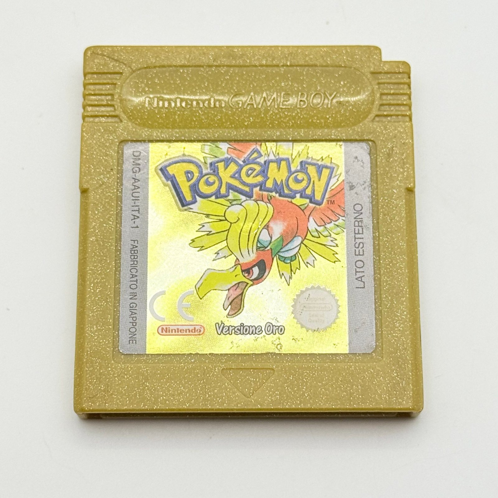 POKÉMON ORO GAME BOY - ORIGINALE ITA - BATTERIA NUOVA - ADESIVO BUONO