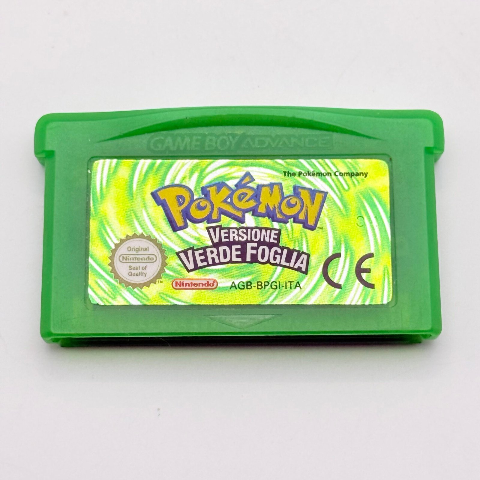 POKEMON VERDE FOGLIA GAME BOY ORIGINALE ITA - 100%FUNZIONANTE - ADESIVO OTTIMO +