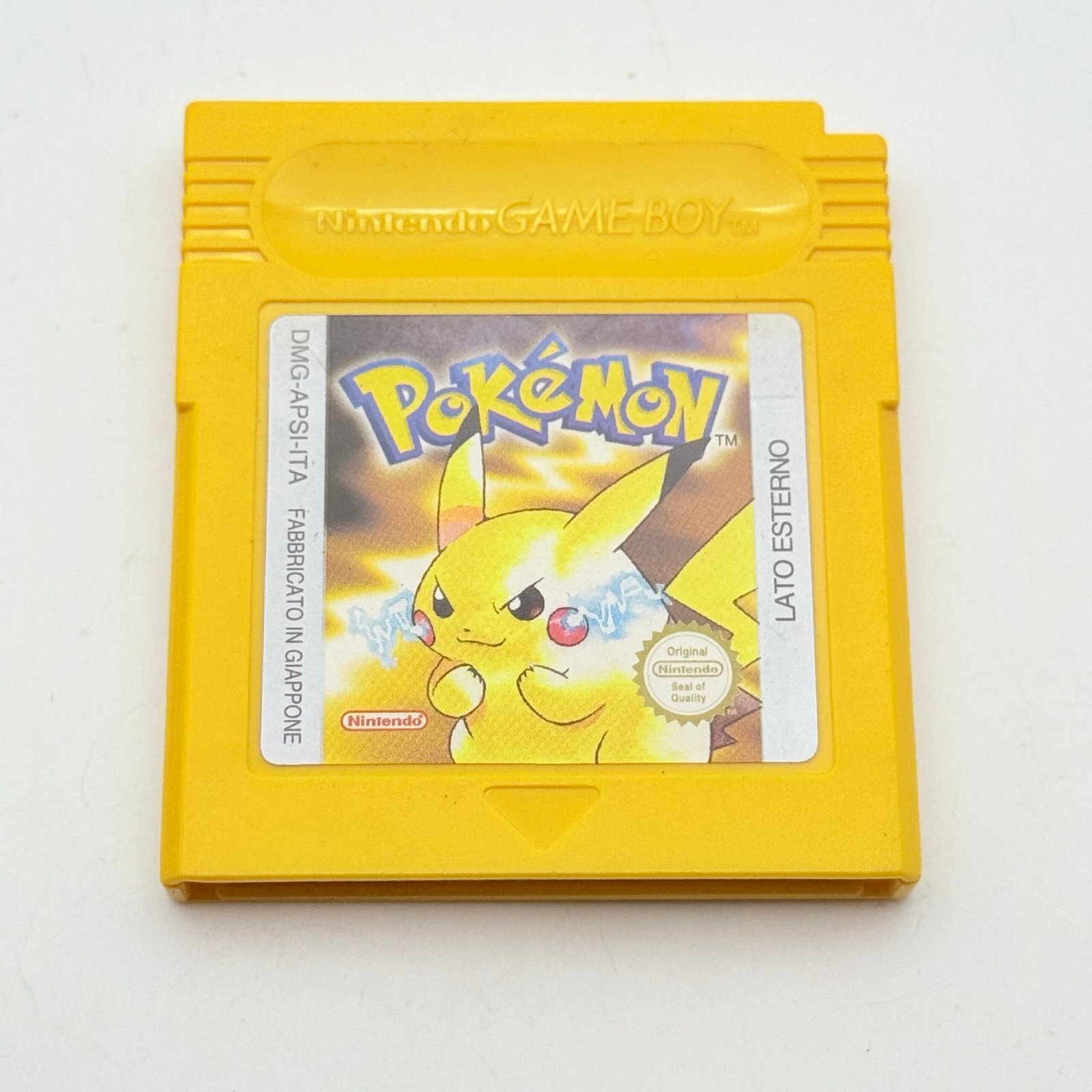 POKÉMON GIALLO GAME BOY - ORIGINALE ITA BATTERIA NUOVA - ADESIVO OTTIMO