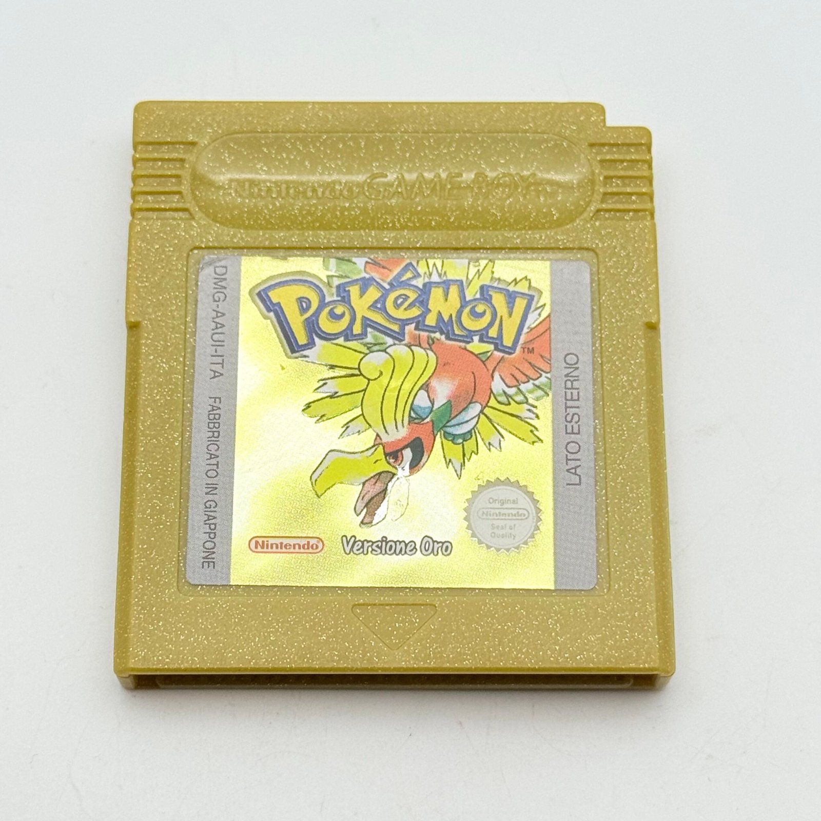 POKÉMON ORO GAME BOY - ORIGINALE ITA - BATTERIA NUOVA - ADESIVO BUONO