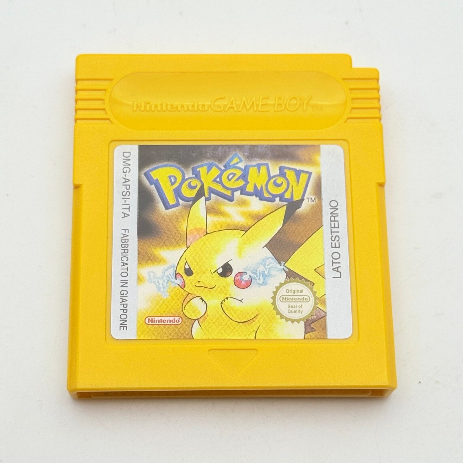 POKÉMON GIALLO GAME BOY - ORIGINALE ITALIANO - BATTERIA ORIGINALE OK - ADESIVO OTTIMO