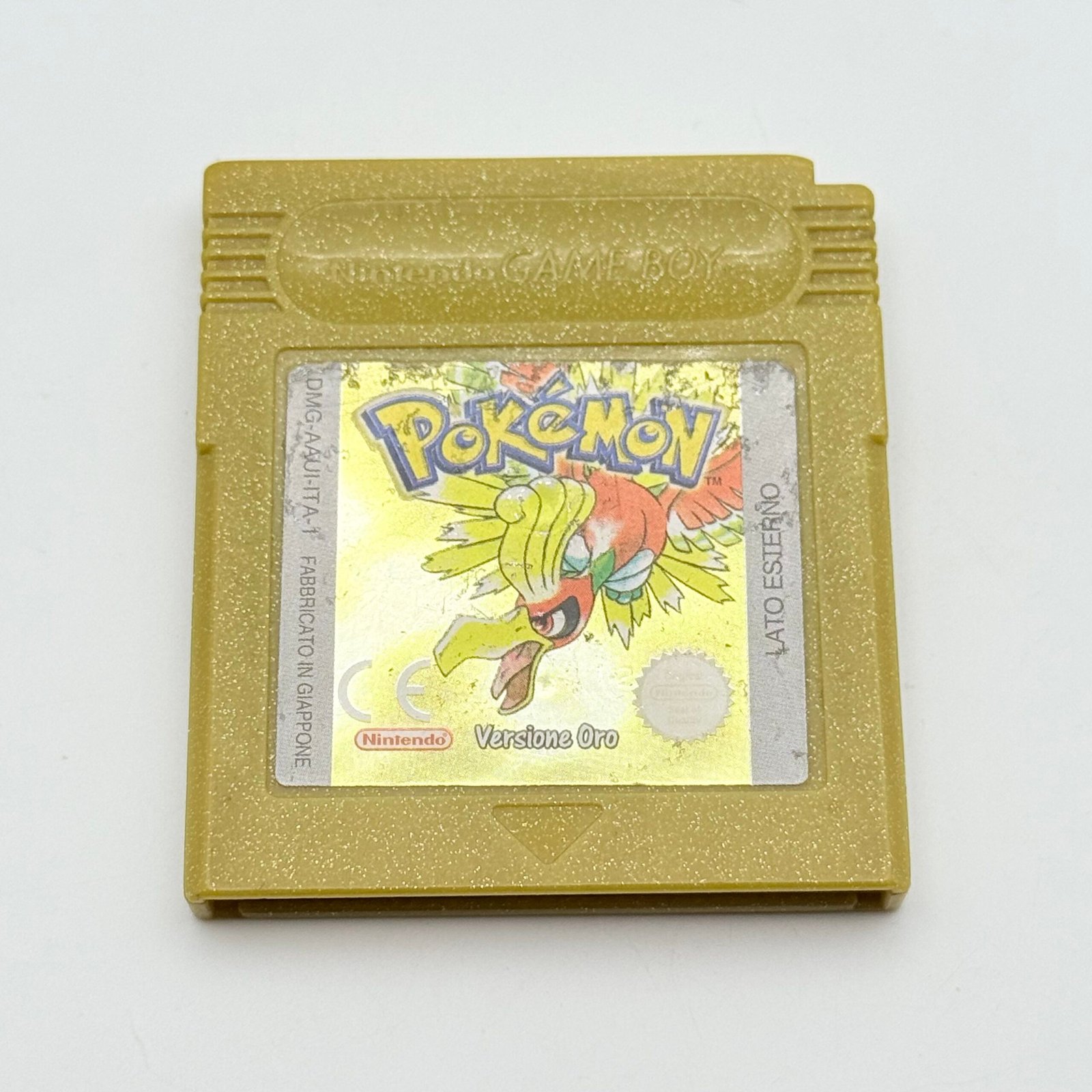 POKÉMON ORO GAME BOY - ORIGINALE ITA - BATTERIA NUOVA - ADESIVO BUONO