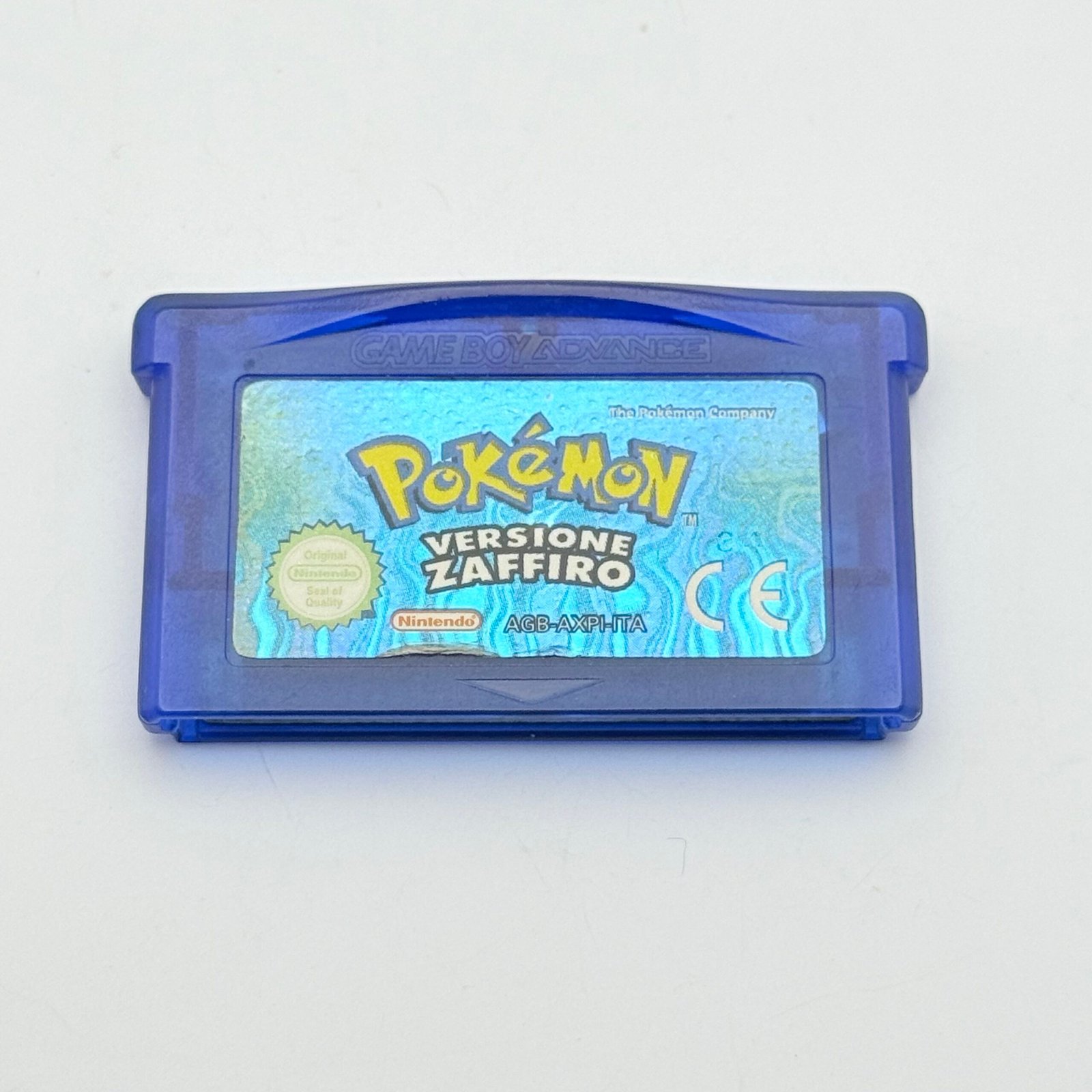 POKÉMON ZAFFIRO GAME BOY - ORIGINALE ITALIANO -BATTERIA NUOVA- ADESIVO BUONO
